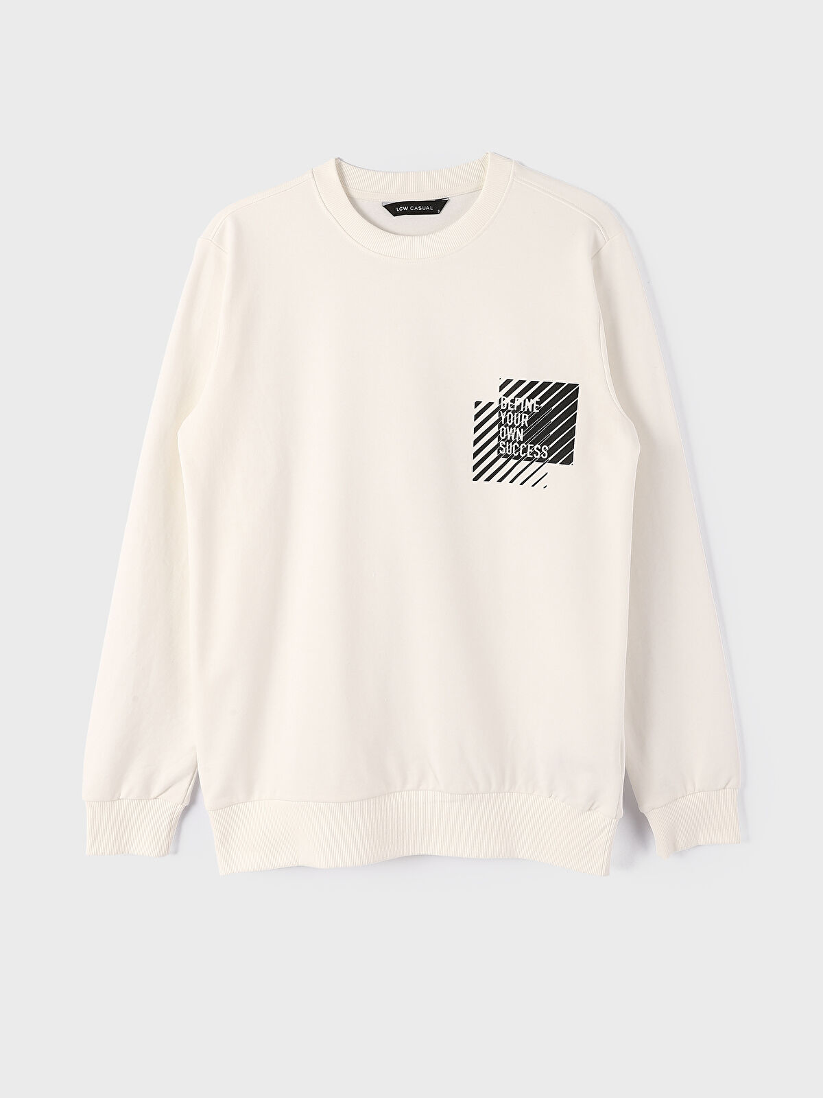XSIDE Crew Neck Printed Men's Thick Sweatshirt -W3FY27Z8-R5B