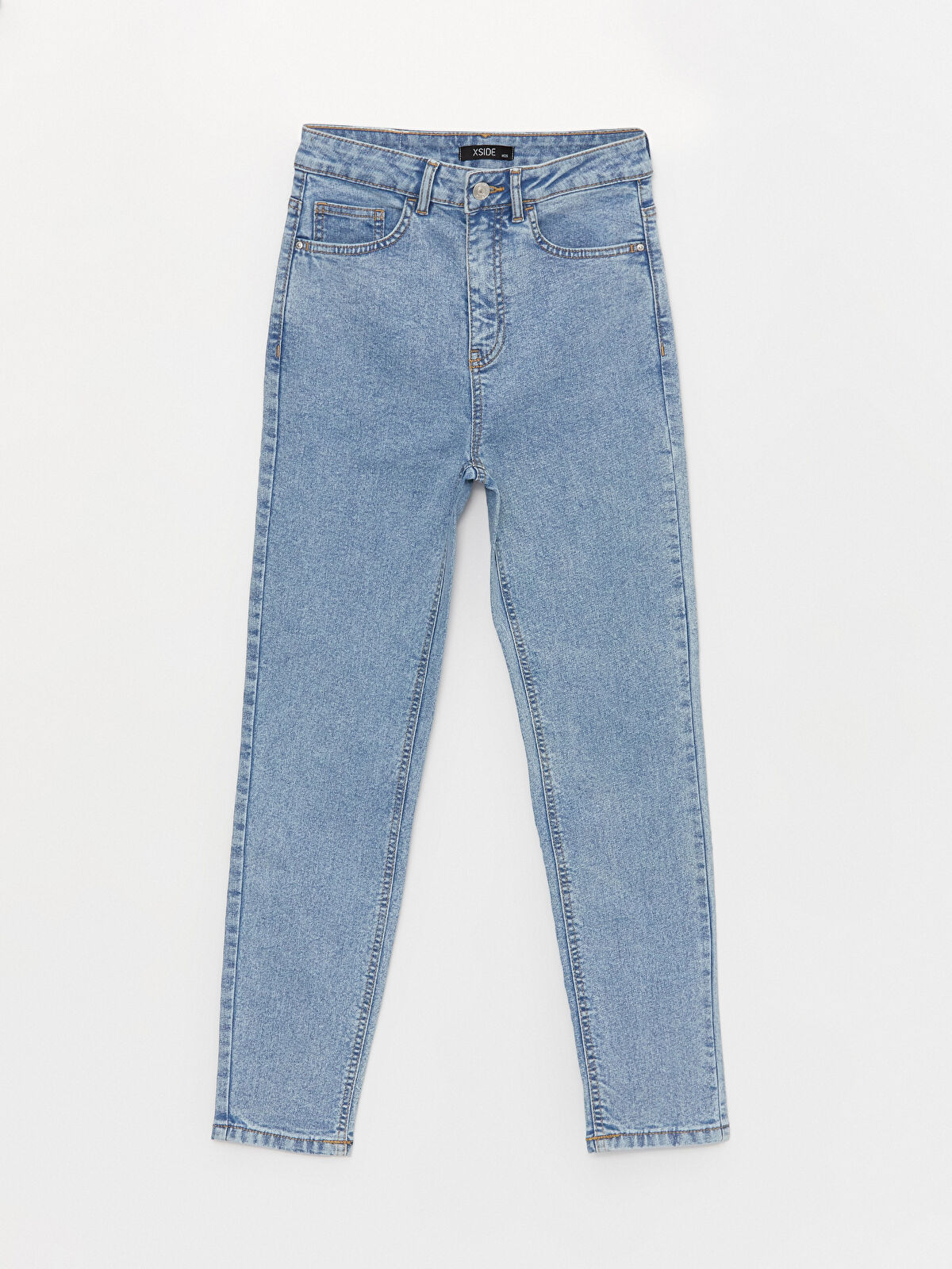 XSIDE High Waist Slim Mom Women's Jeans -W3G026Z8-S54 - LC