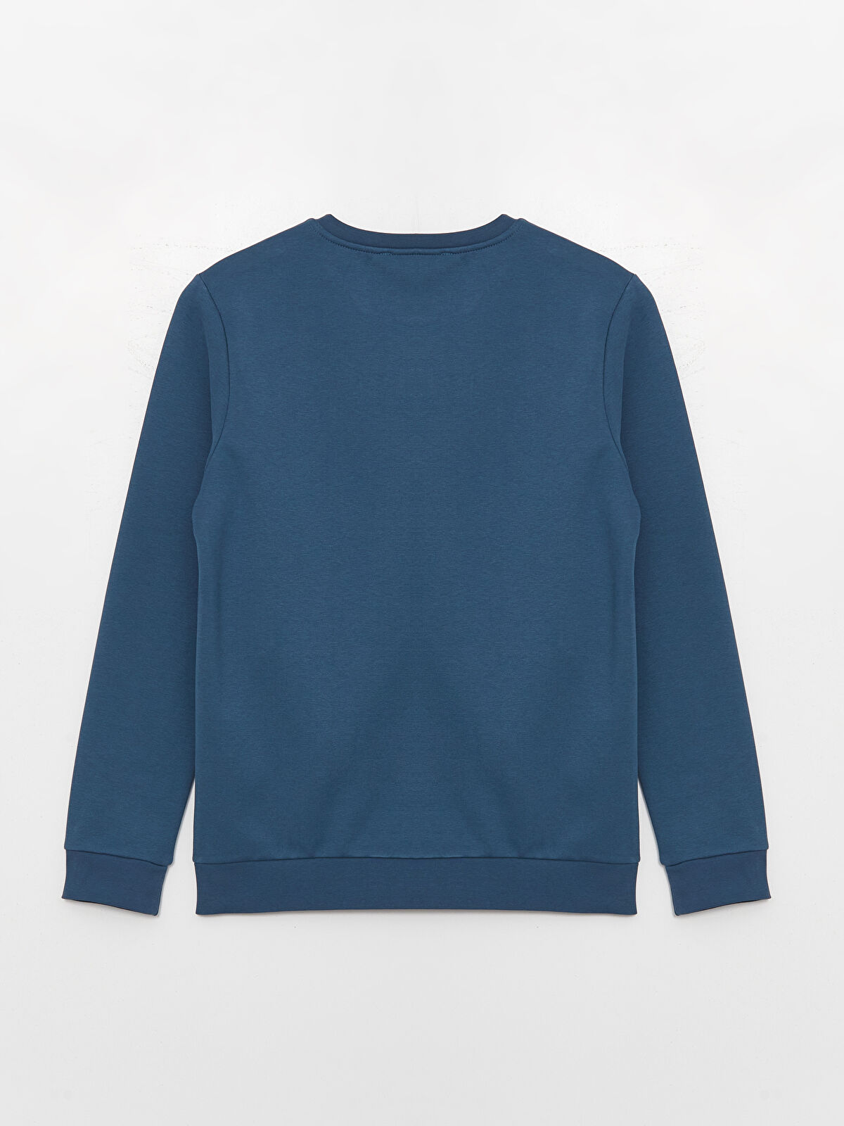 LCWAIKIKI Classic Crew Neck Printed Men's Thick Sweatshirt