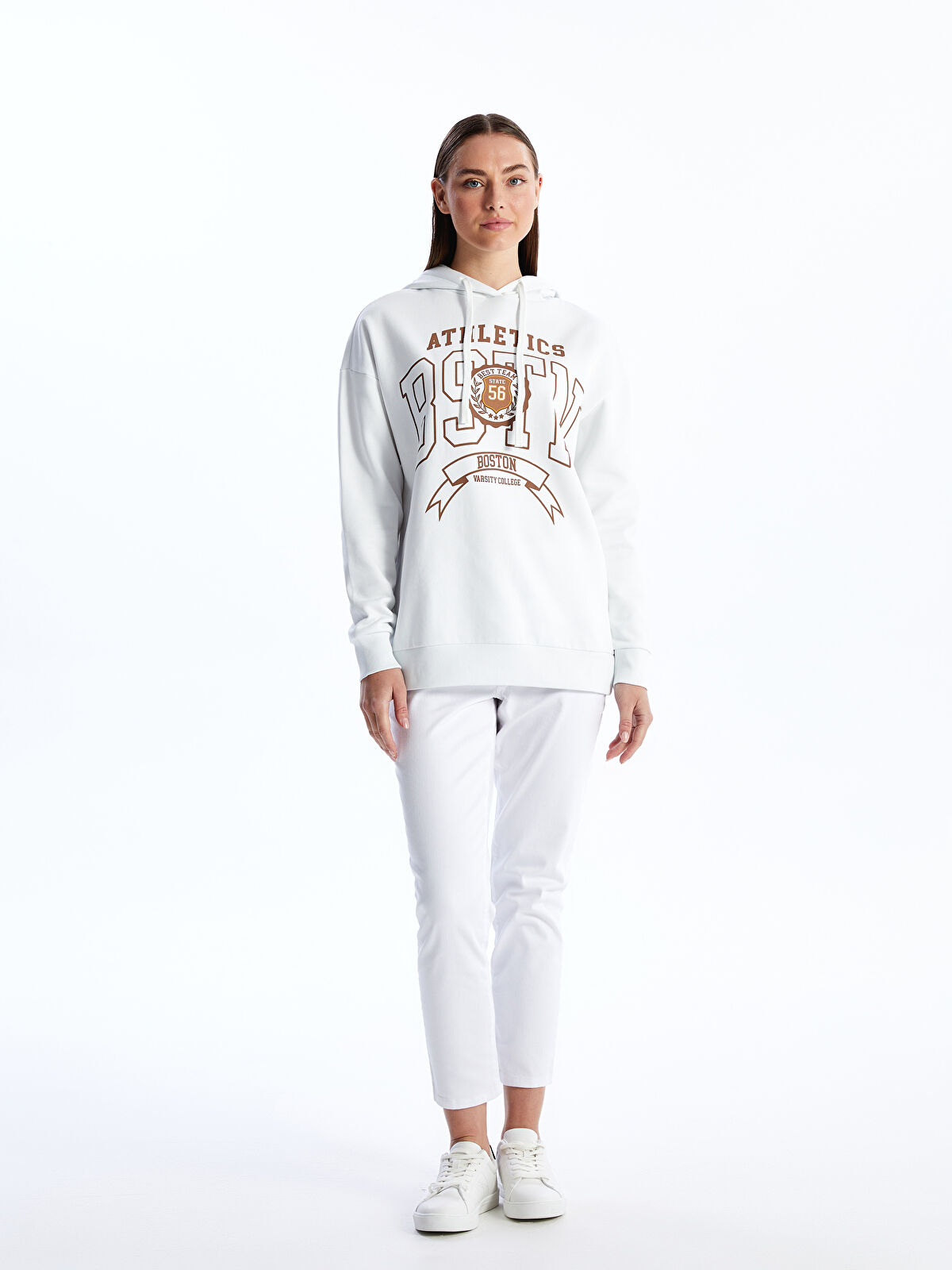 independent 00s フーディ XSIDE Printed Oversize Women's Thick Hoodie -W3G895Z8-FE8