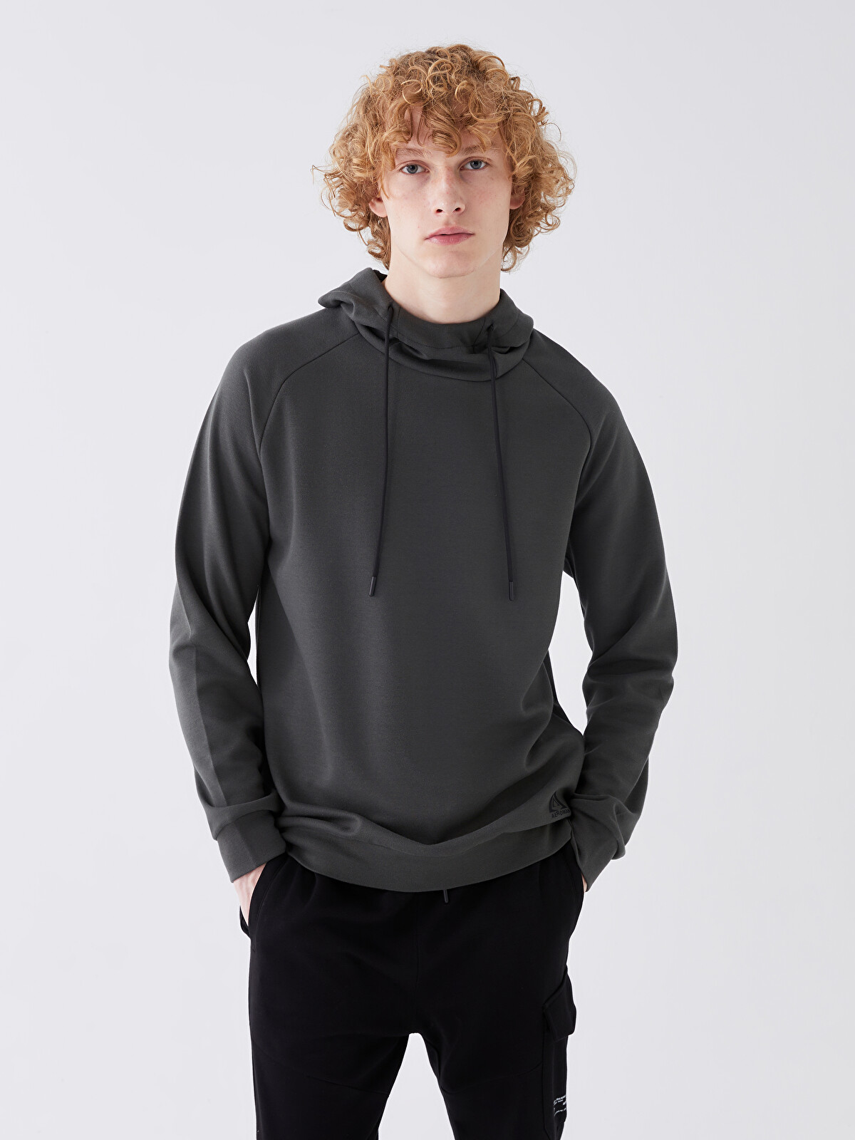 XSIDE ACTIVE Uzun Kollu Erkek Hoodie - W3H760Z8-QEG | LC Waikiki