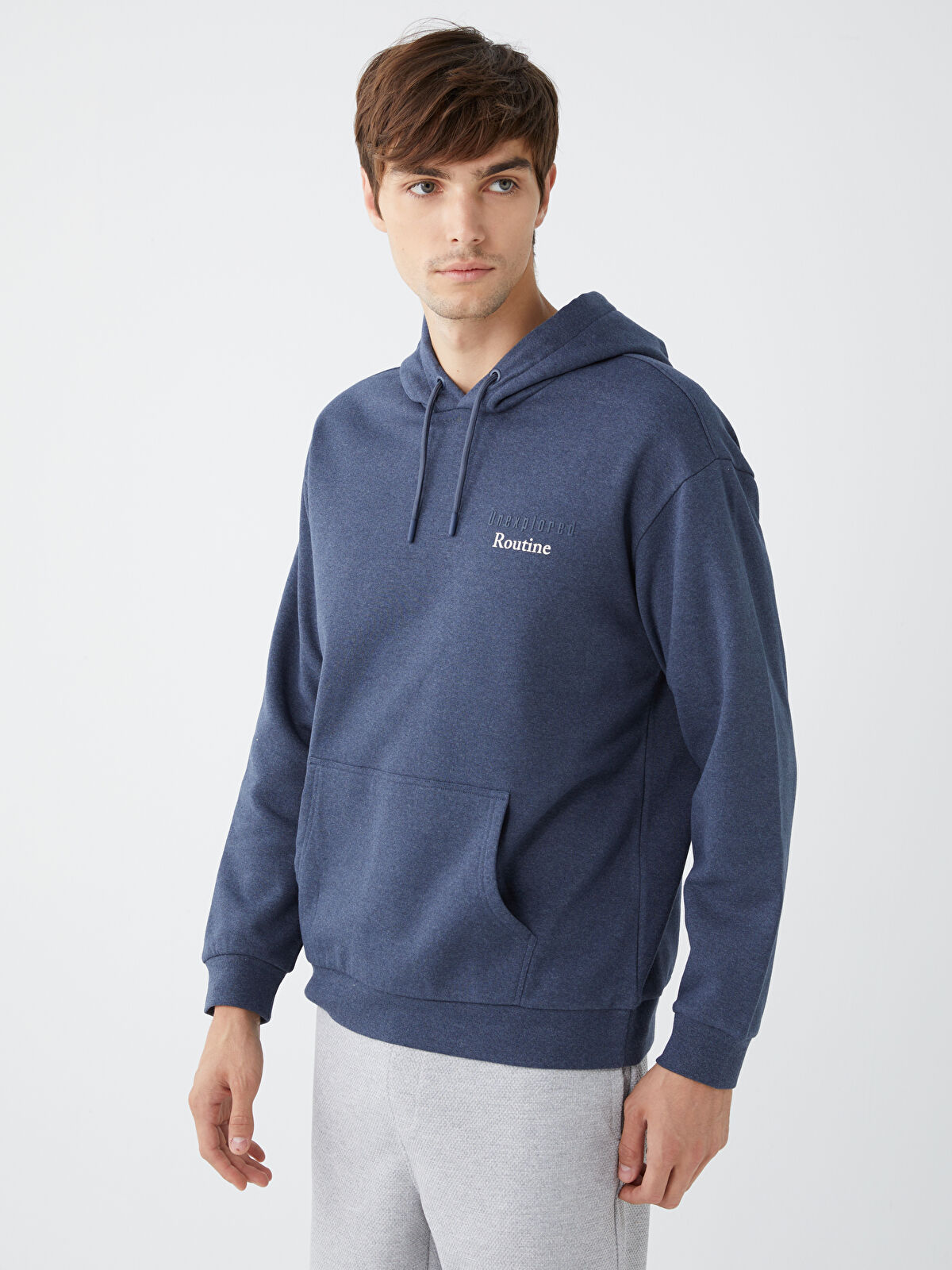 XSIDE Long Sleeve Printed Men's Thick Hoodie -W3HB88Z8-J2Y