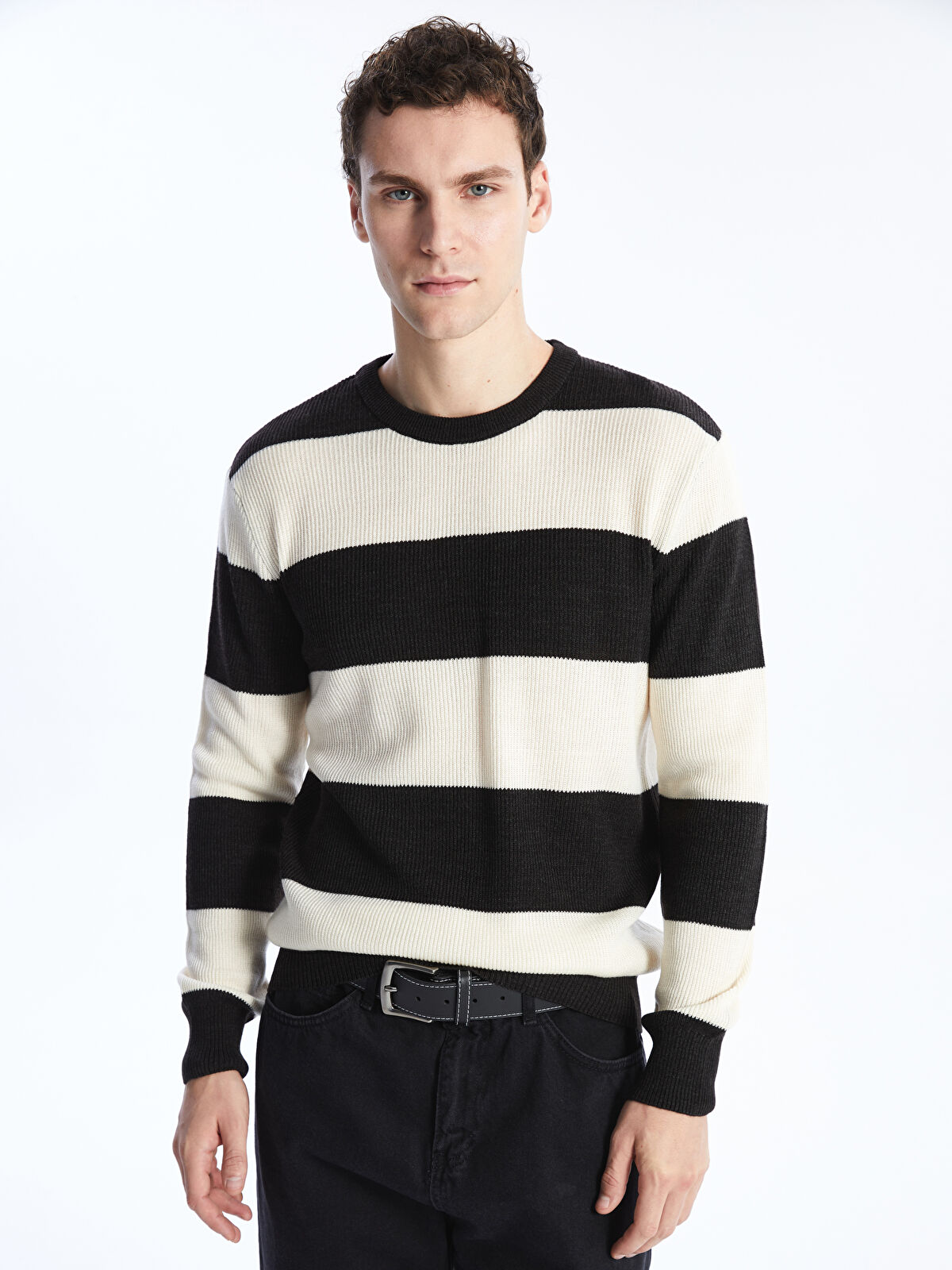 新品　正規品　BRIEFING STRIPE CREW NECK KNIT BRIEFING MENS WR STRIPE CREW NECK KNIT
