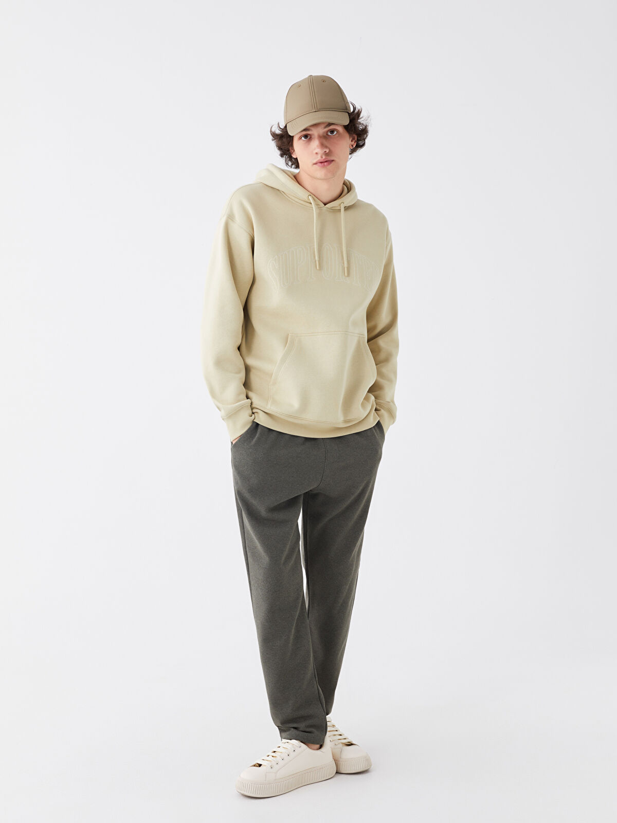 XSIDE Slim Fit Men's Thick Sweatpants -W3IJ23Z8-J2L - LC Waikiki