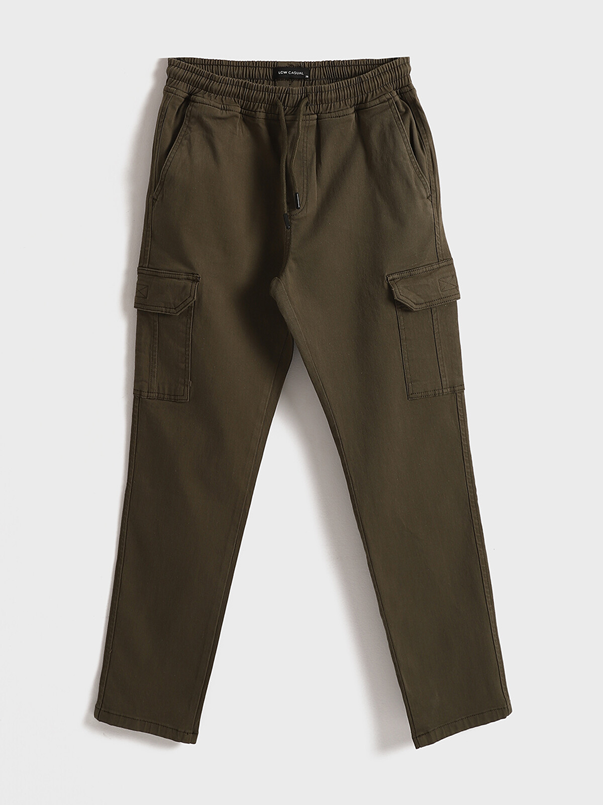 ●LAB　SLIMPAD　FIT【未使用】 XSIDE Haki Slim Fit Gabardin Erkek Pantolon - S41131Z8-SEM | LCW