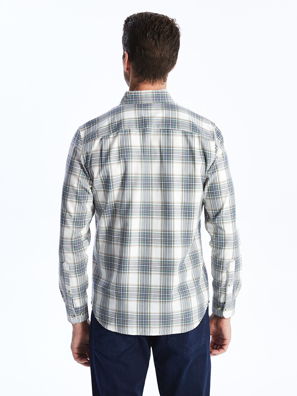 TKM　オーダー［4台分］ LCWAIKIKI Classic Regular Fit Long Sleeve Dobby Fabric Men's