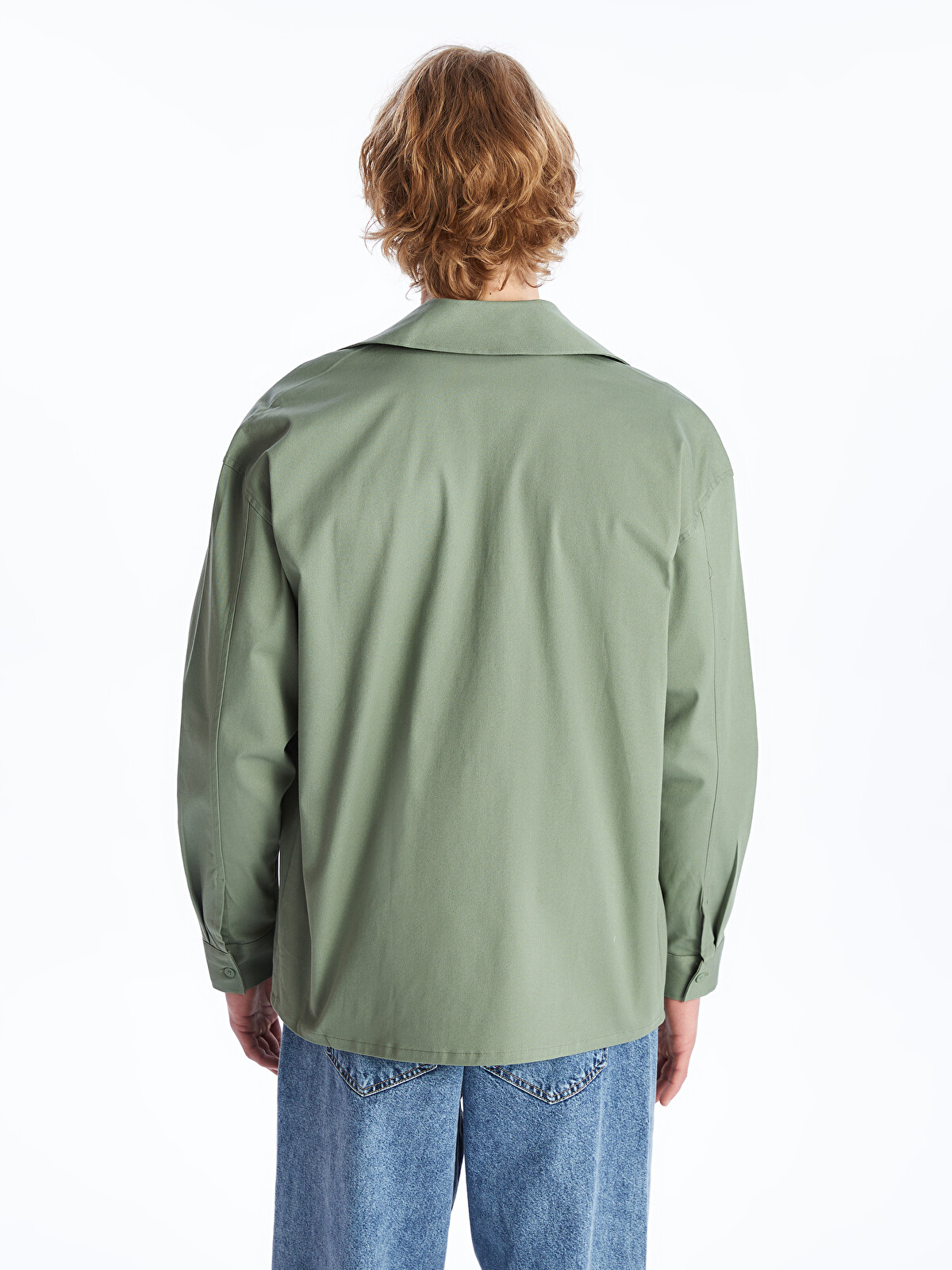 XSIDE Relaxed Fit Long Sleeve Men's Shirt Jacket - S41456Z8-VKA