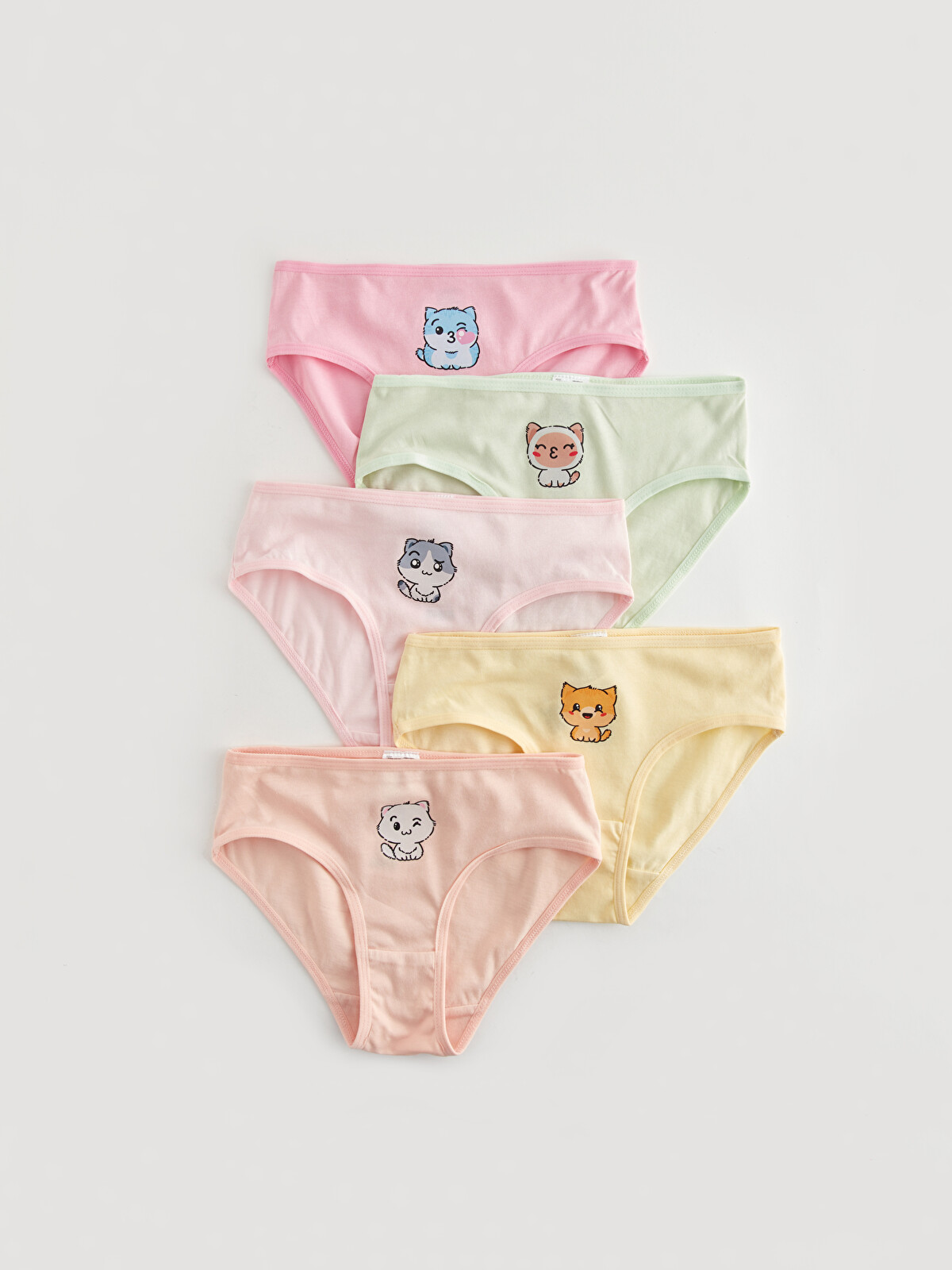 kikiki　GLR別注/36/コットン/NVY/241MCAS116 LCW Kids Printed Cotton Girls' Knickers 5 Pack - S42832Z4-FX2 - LC