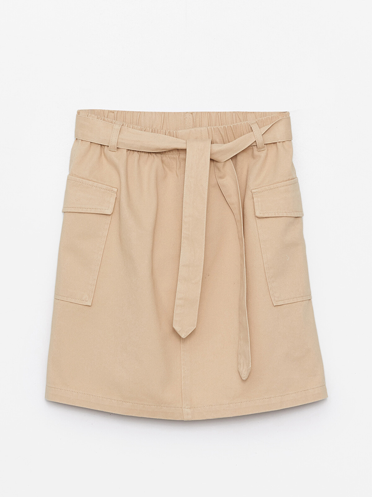 LCW Kids Girls' Cargo Skirt With Elastic Waist - S43085Z4-FLE | LC