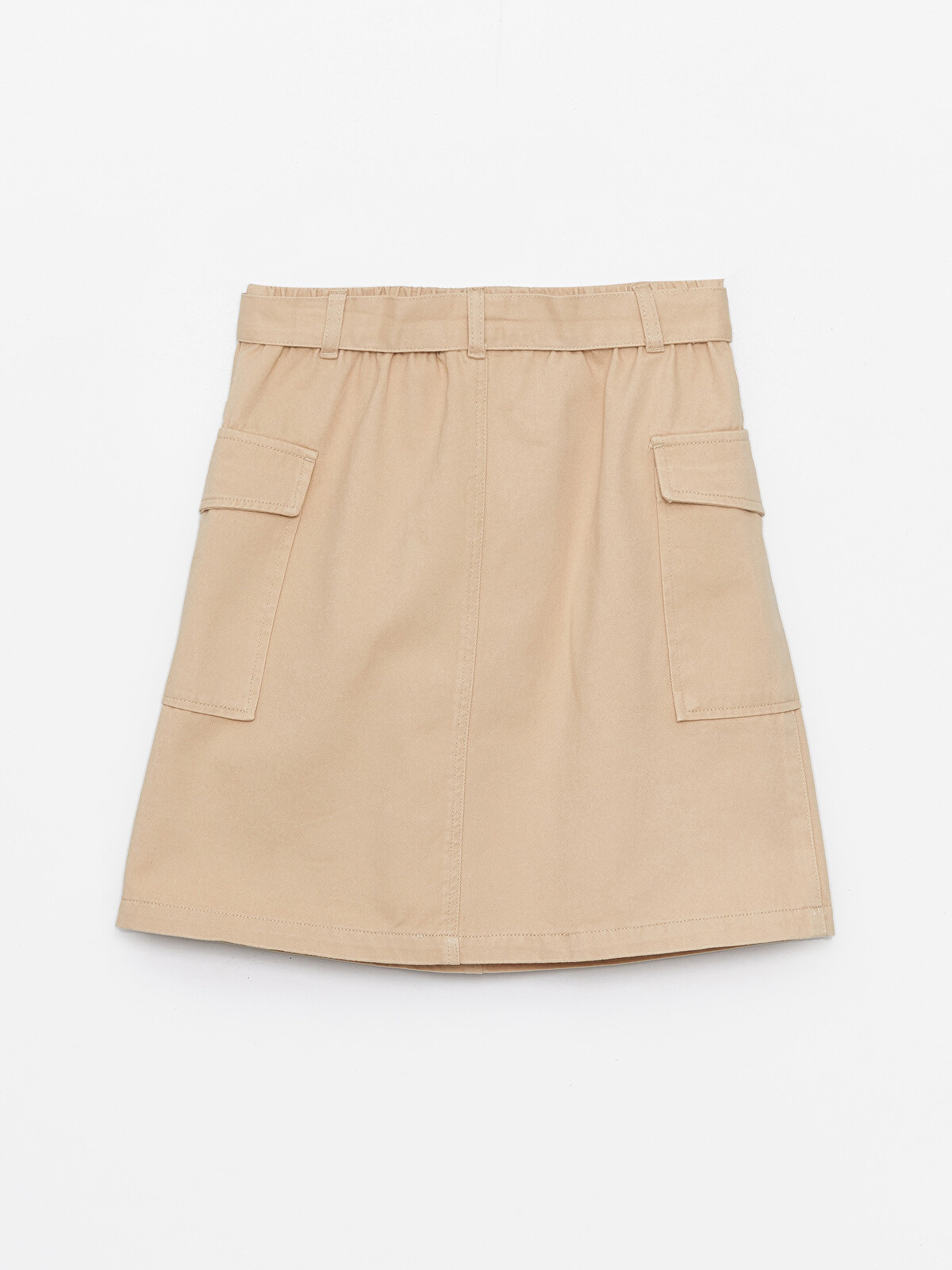 LCW Kids Girls' Cargo Skirt With Elastic Waist - S43085Z4-FLE | LC