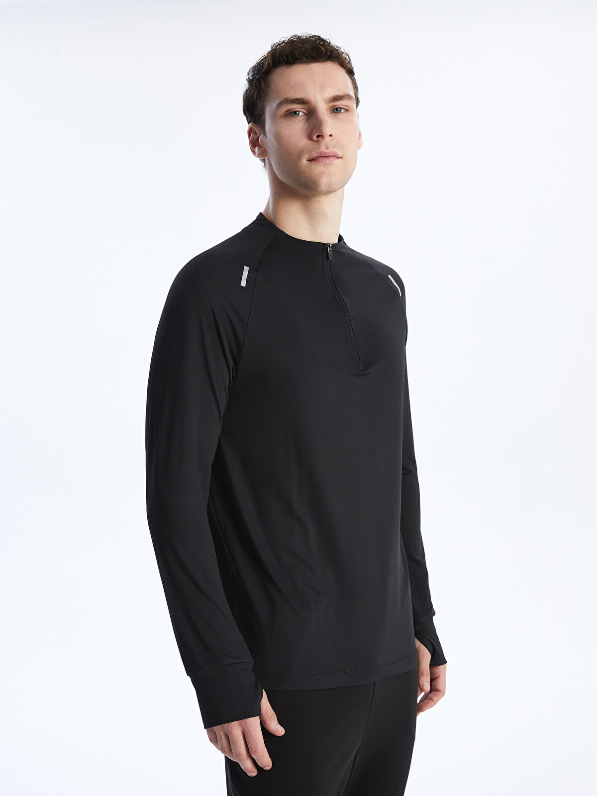 イッチ XSIDE ACTIVE Bisiklet Yaka Uzun Kollu Erkek Spor Tişört - S44517Z8