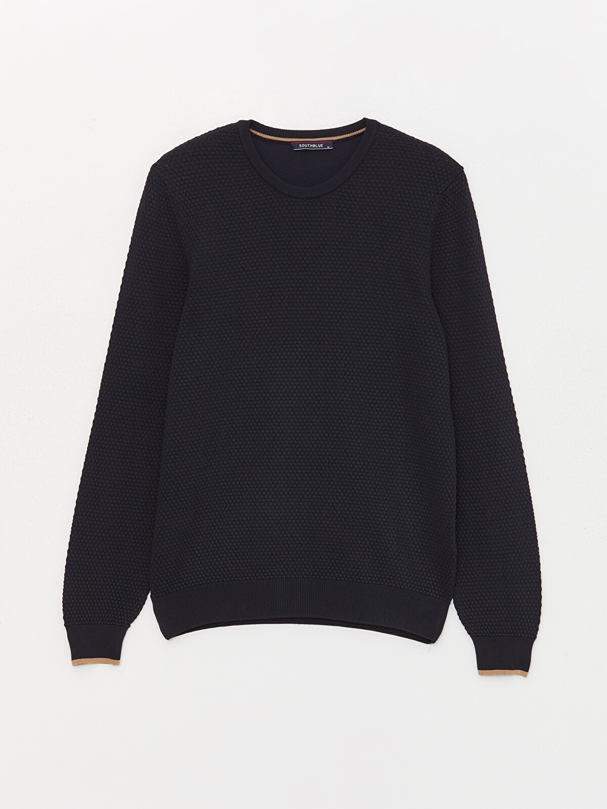 ⭐︎BRIEFING ⭐︎ MS WR CREW NECK KNIT ZOZO SOUTHBLUE Crew Neck Long Sleeve Men's Tricot Sweater - S45298Z8