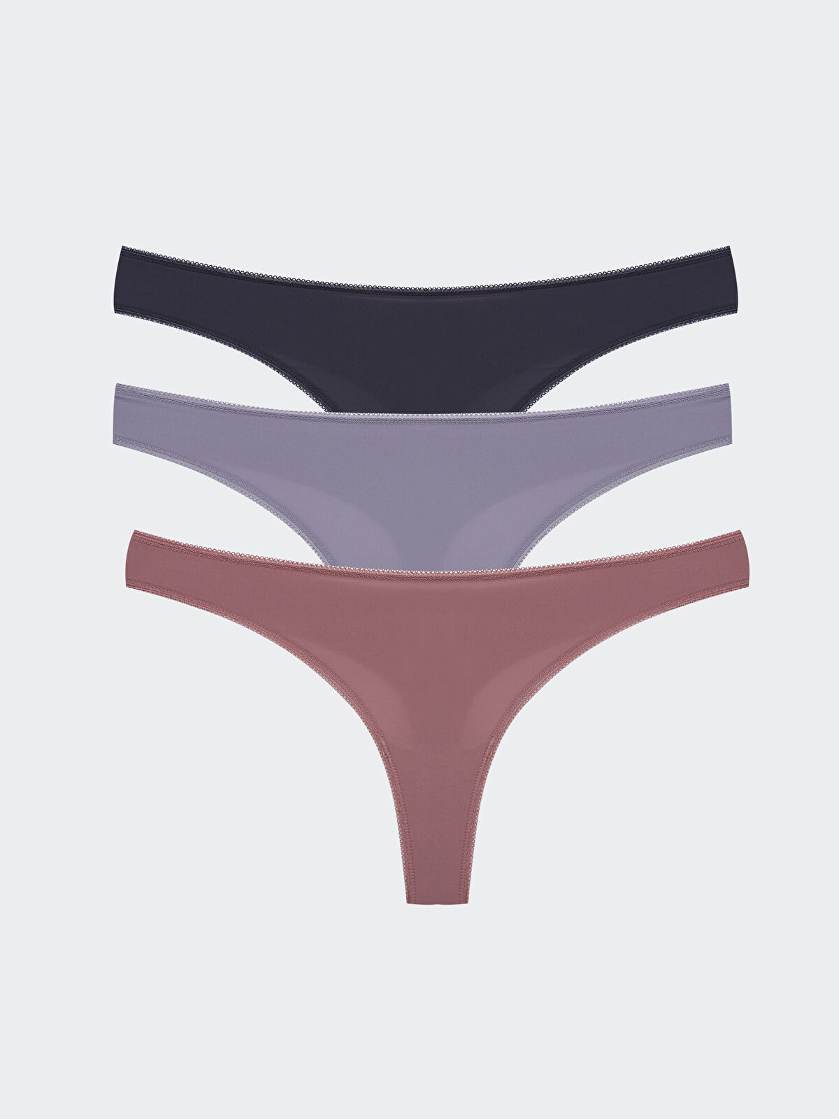 Plain Thong Knickers 3-Pack -S45579Z8-GX4 - LC Waikiki
