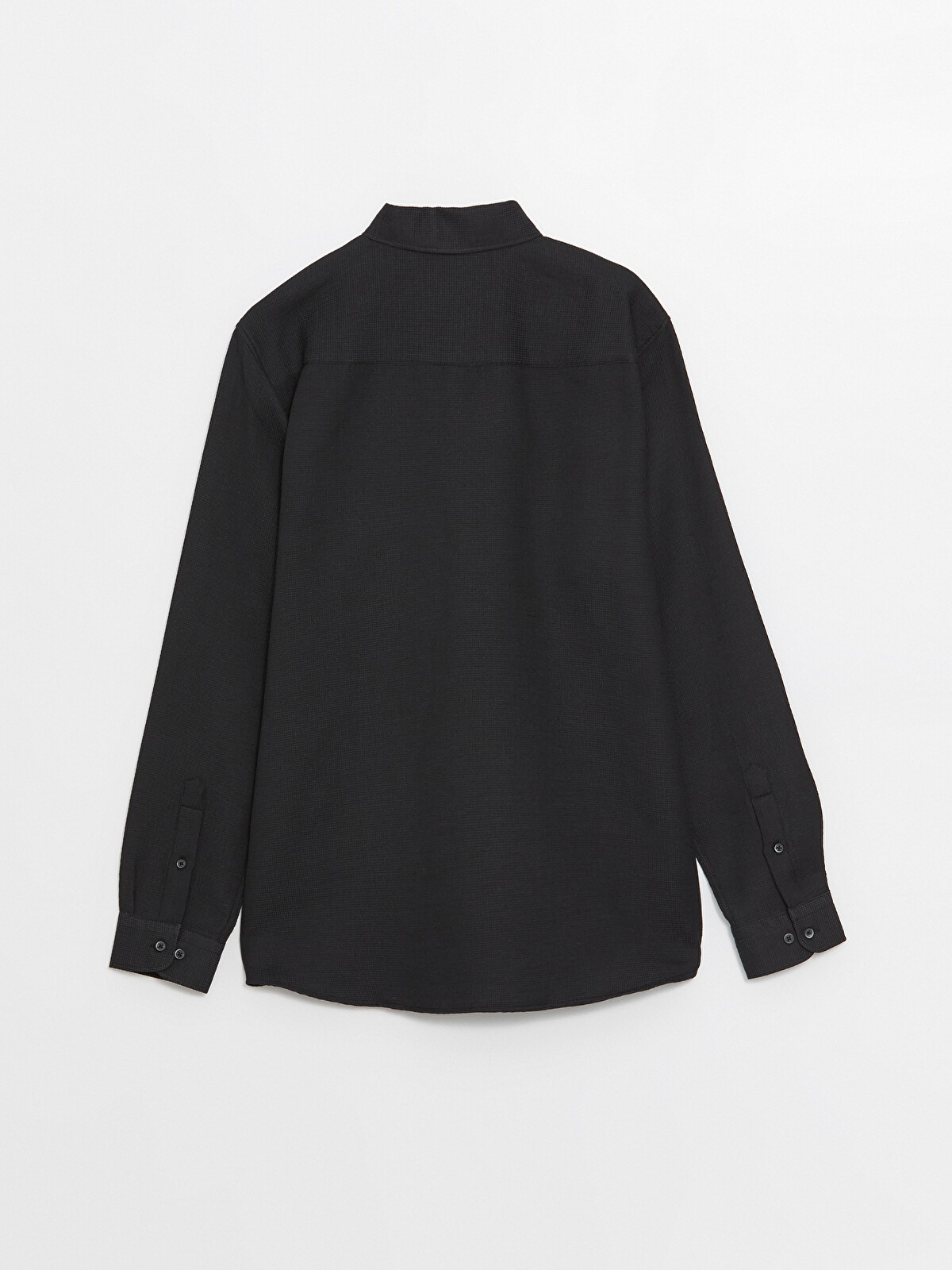05 A.M. Black GENⅣ / Long Sleeves 4XLサイズ LCW Vision Slim Fit Long Sleeve Dobby Men's Textured Shirt