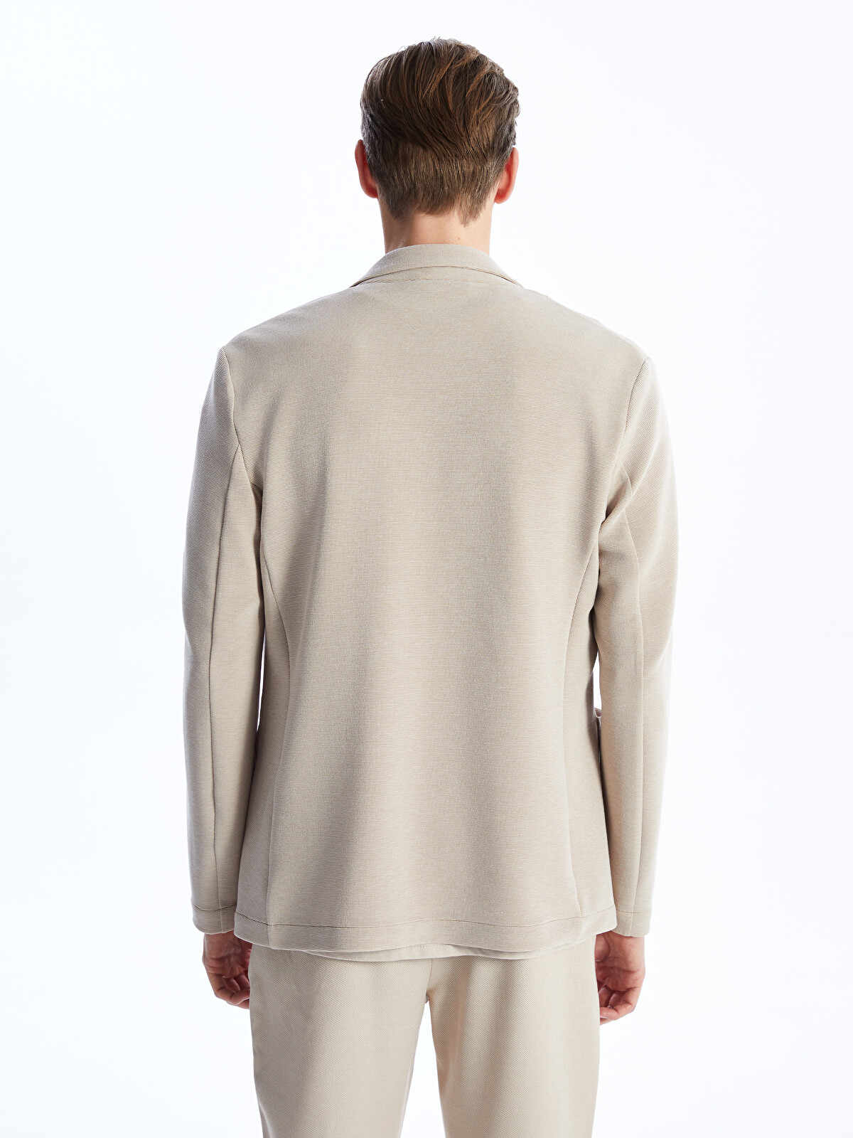 LCW Vision Bej Dar Kalıp Erkek Blazer Ceket - S48448Z8-SX6 | LCW