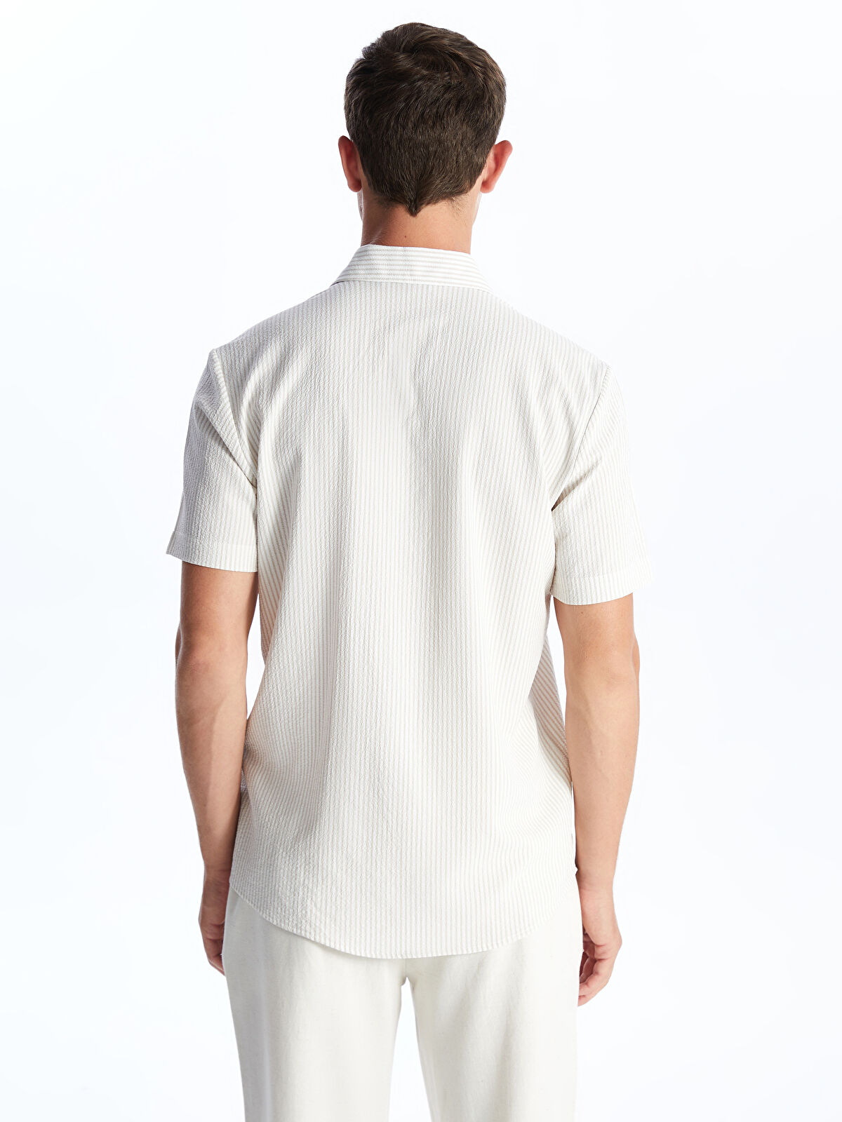 SOUTHBLUE Regular Fit Short Sleeve Dobby Men's Shirt