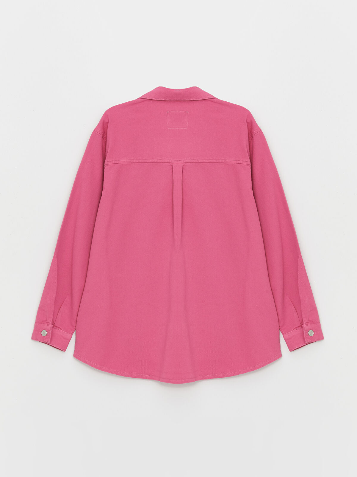 XSIDE Plain Long Sleeve Women's Shirt Jacket -S48930Z8-RX2