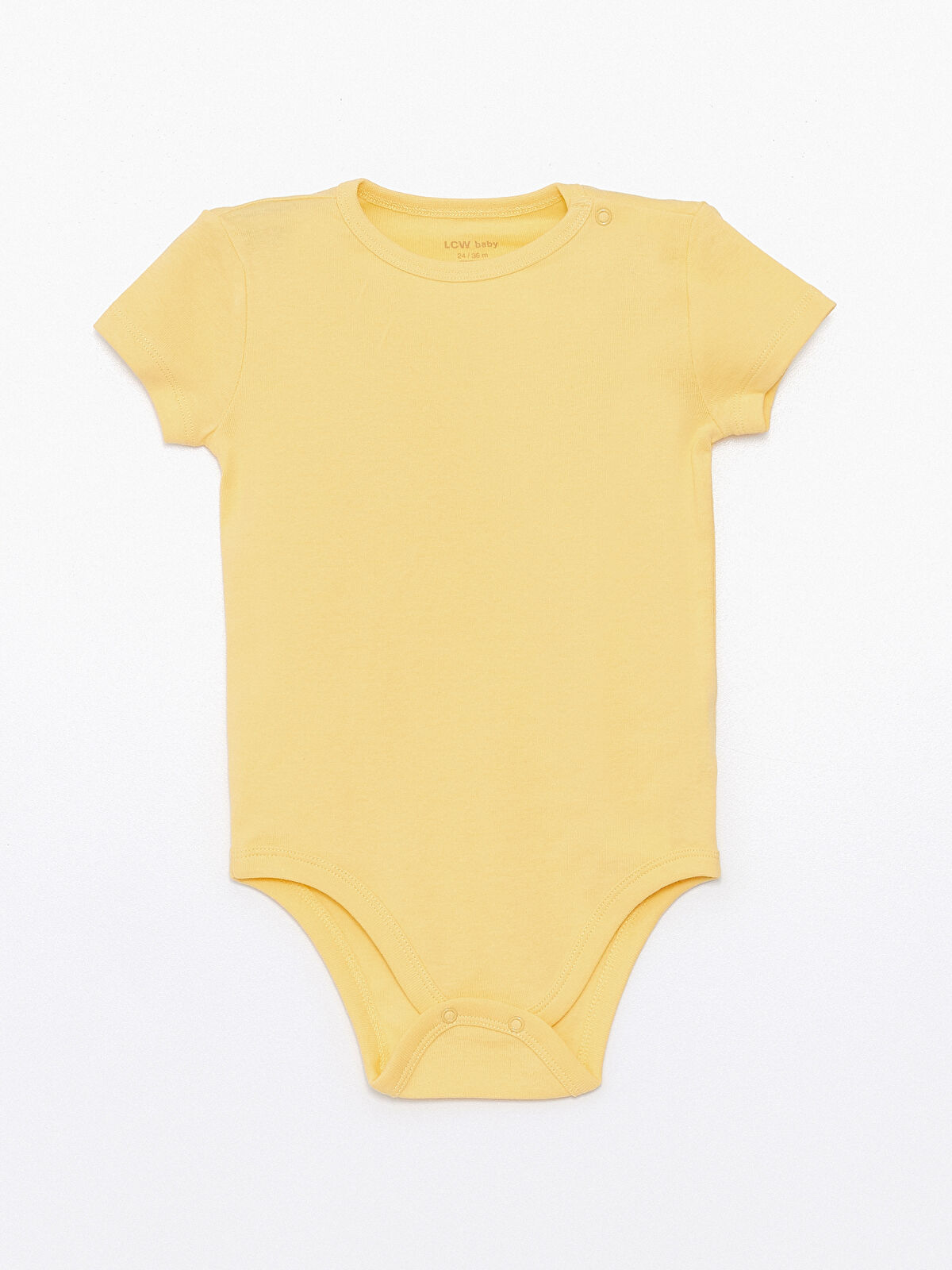 LCW baby Bisiklet Yaka Uzun Kollu Baskılı Erkek Bebek Çıtçıtlı