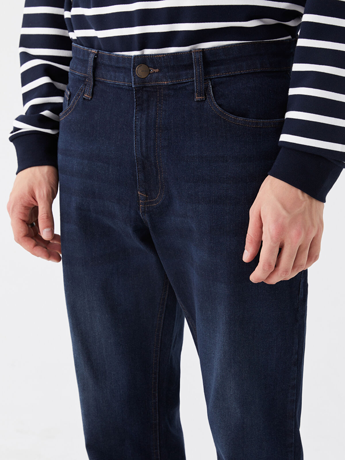 チャーたん LC WAIKIKI Slim Fit Long Sleeve Dobby Men's Shirt -W41379Z8