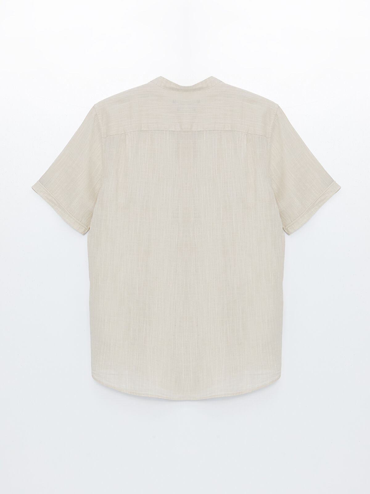 【ニャ】Louis LCWAIKIKI Classic Regular Fit Mandarin Collar Short Sleeve