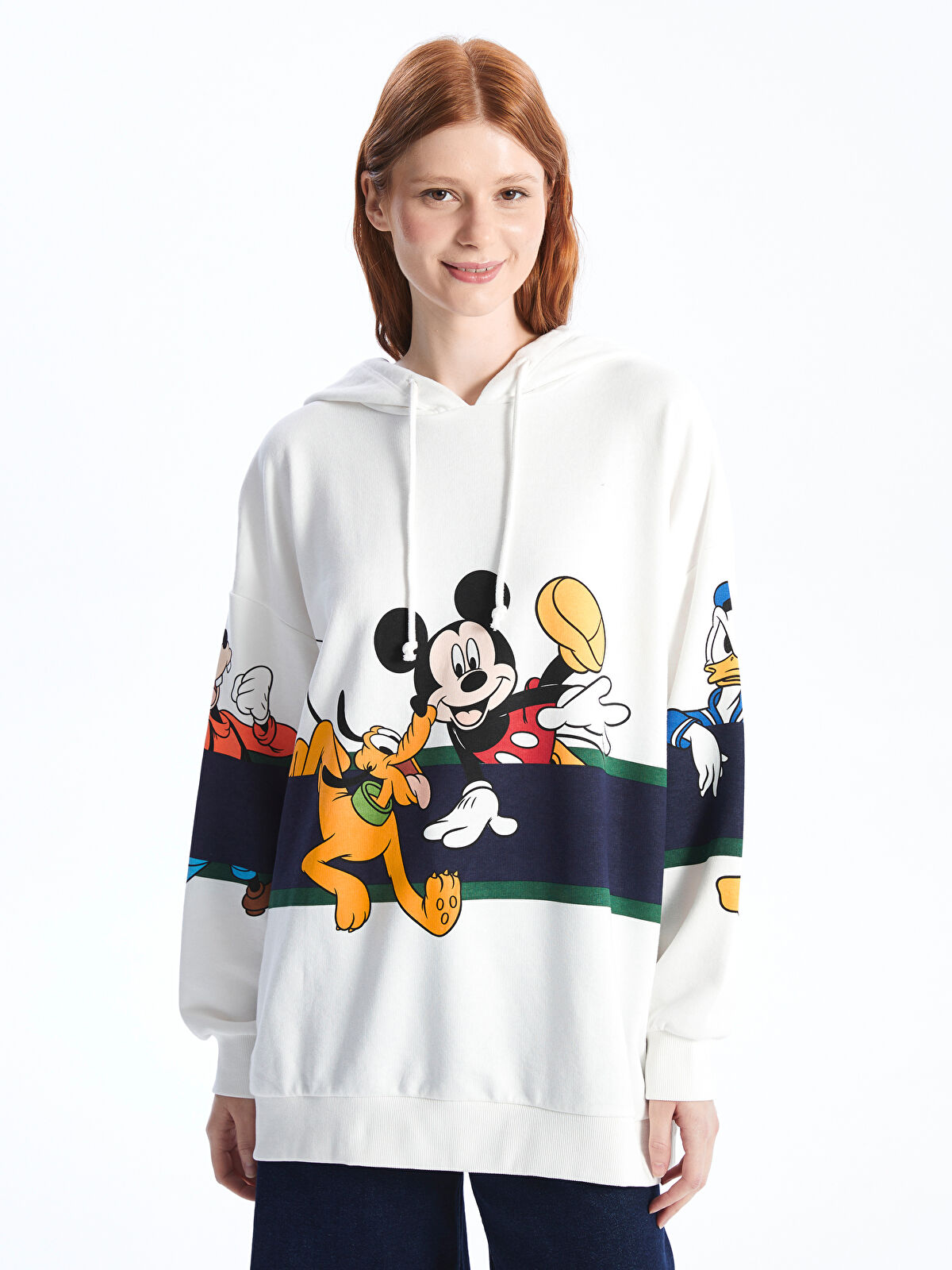 XSIDE Mickey Mouse and Friends Printed Long Sleeve Oversize