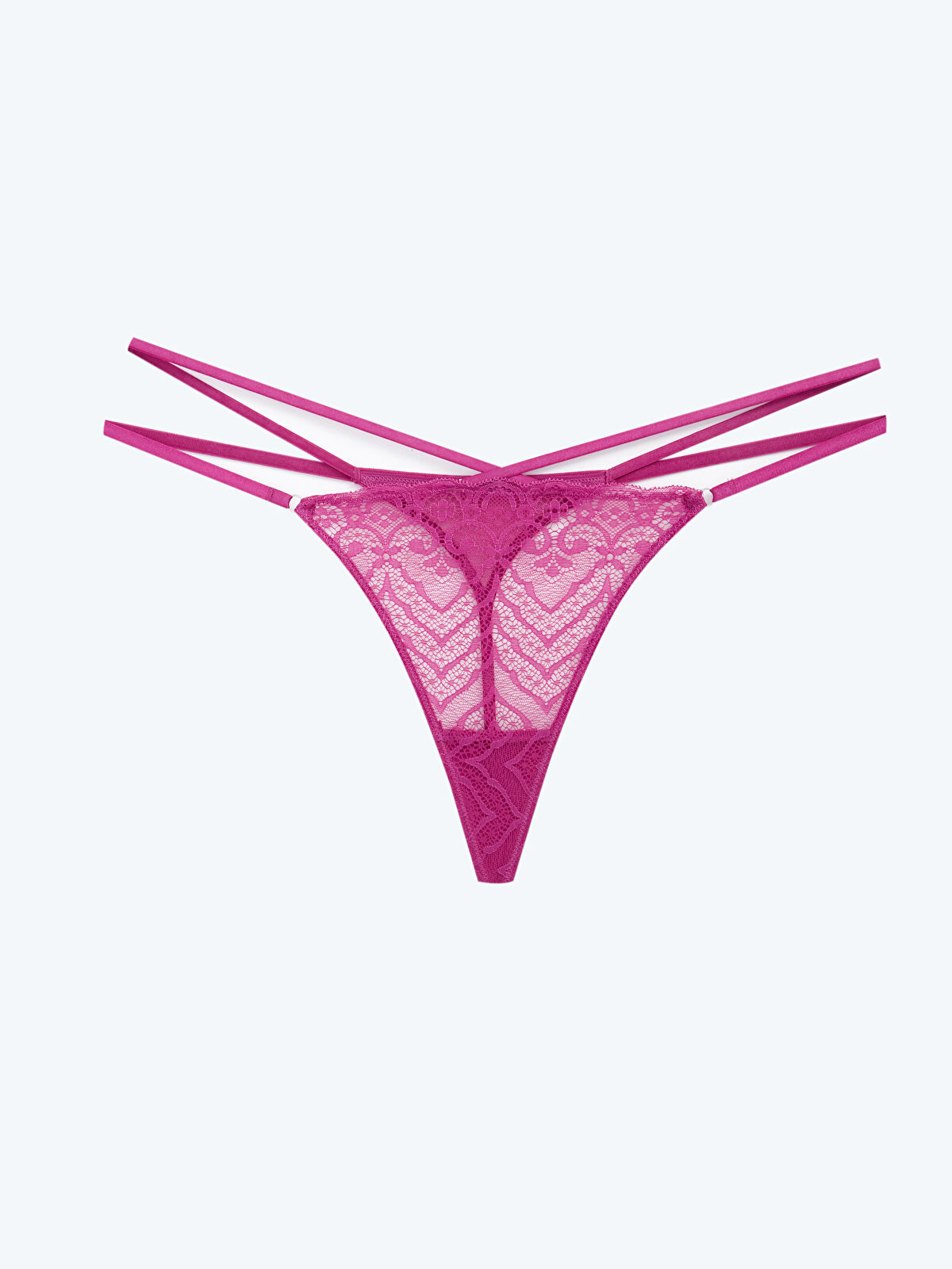 LCW DREAM Mor Dantelli Fantezi Tanga Külot - S4CU28Z8-H2Y | LCW