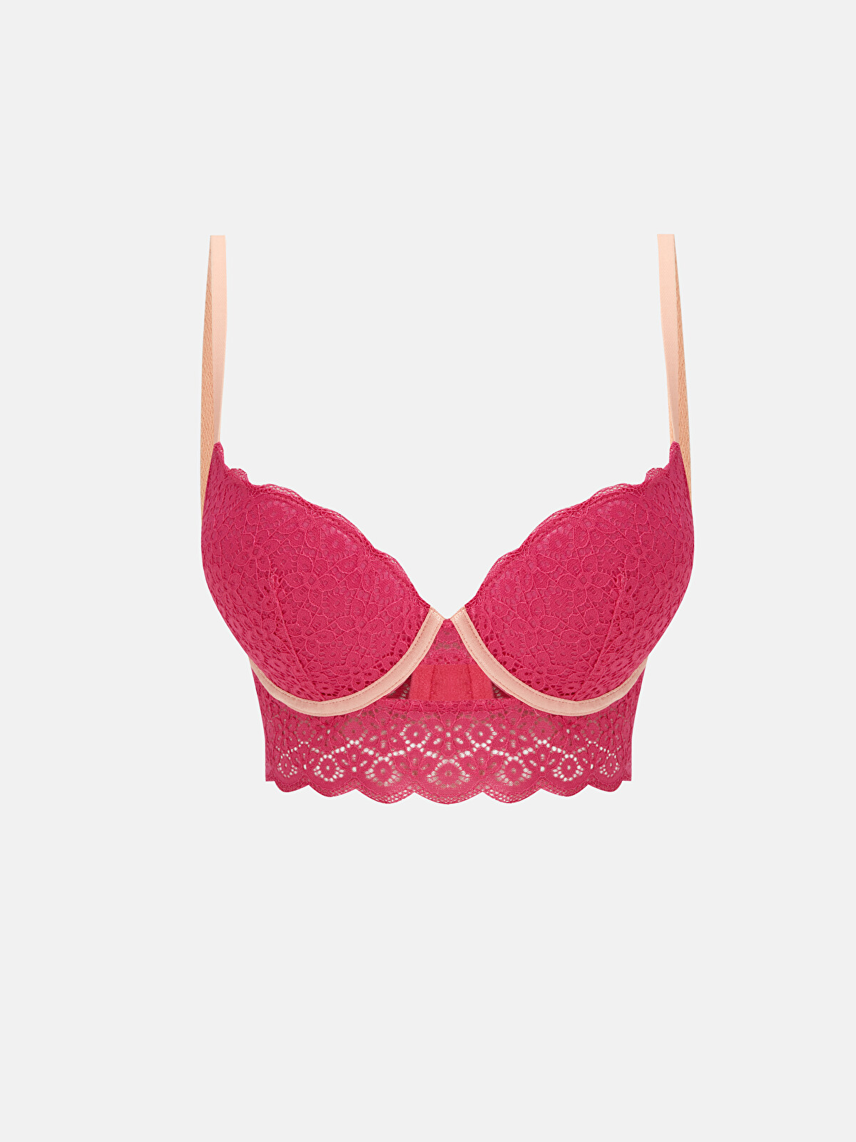 LCW DREAM Sutien Cu Sârmă Căptușit Din Dantelă Tip Tricou
