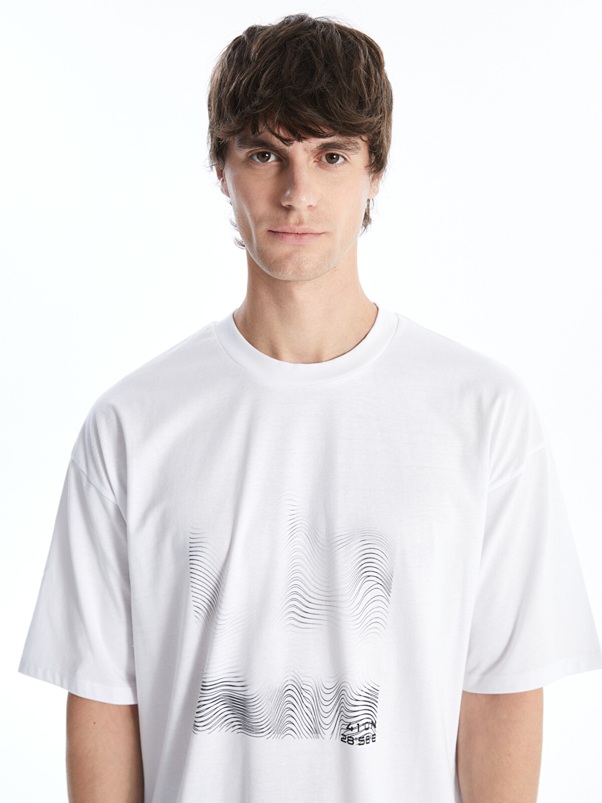XSIDE ACTIVE DRY-TECH Crew Neck Short Sleeve Printed Men's T-Shirt