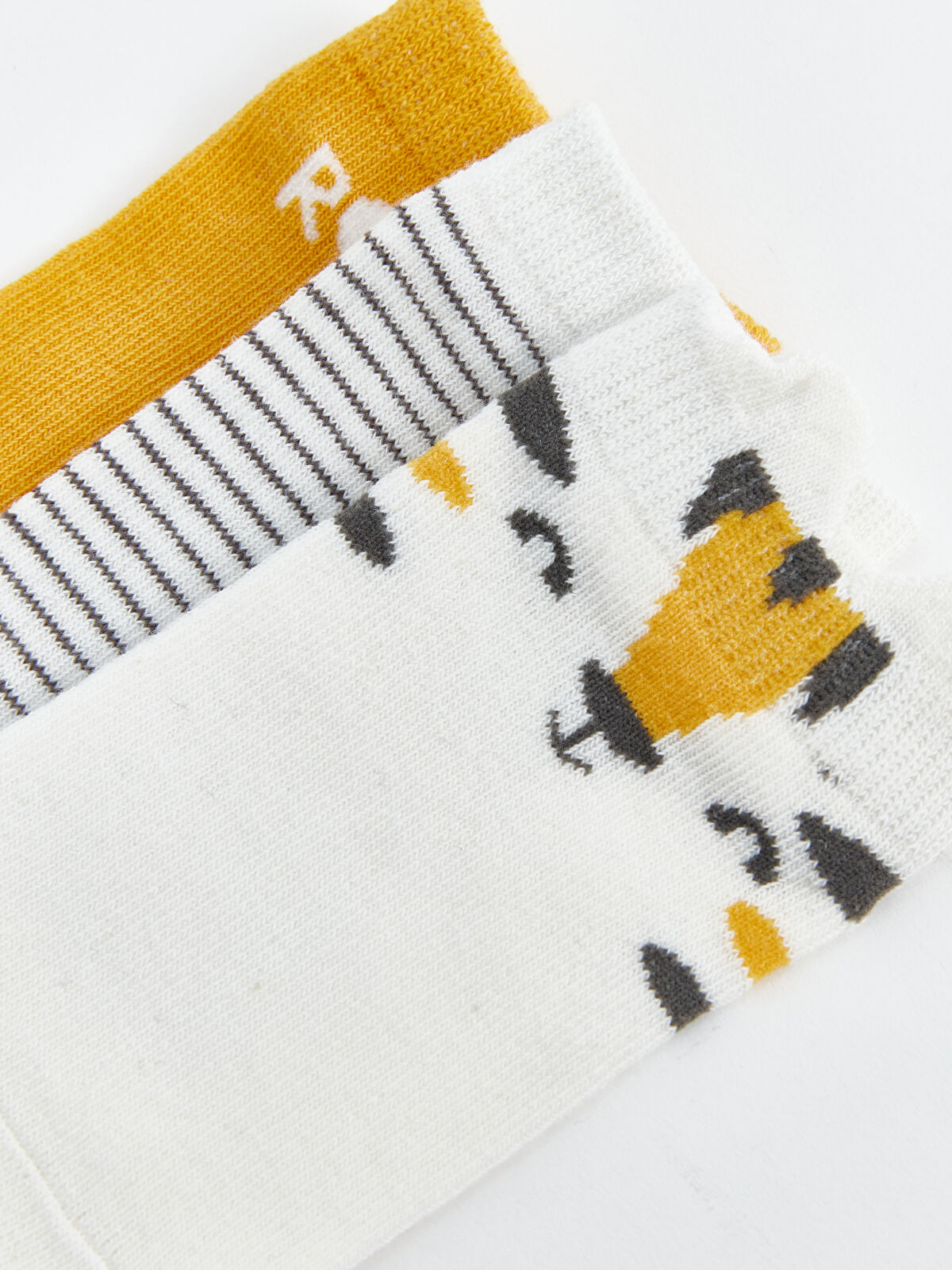LC Waikiki Patterned Boys' Trainer Socks 7 Pack -S3AT88Z4