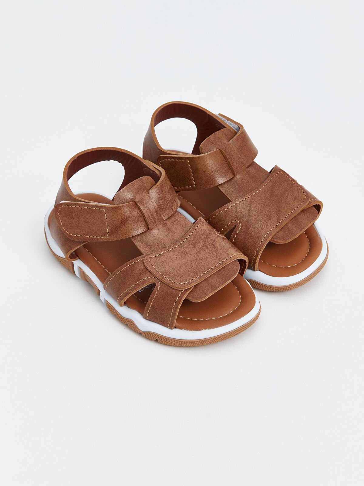 LCW STEPS Faux Leather Baby Boys' Sandals -S4G743Z1-RXK - LC
