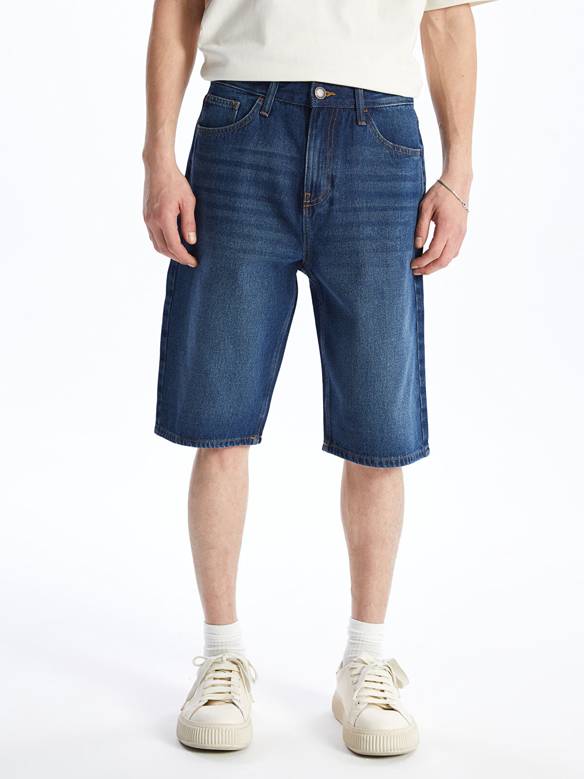 LCW Jeans Relaxed Fit Men's Denim Shorts -S4GB35Z8-309 - LC