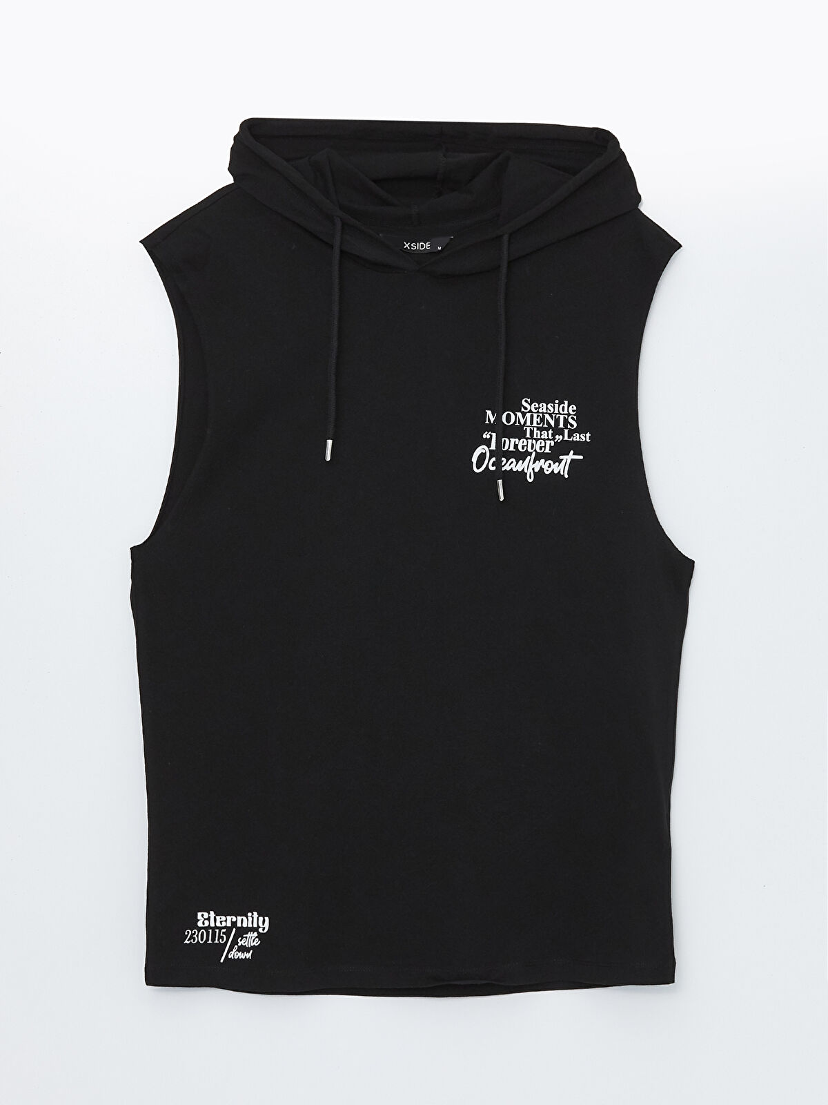 XSIDE Hooded Printed Jersey Men's Sleeveless T-Shirt