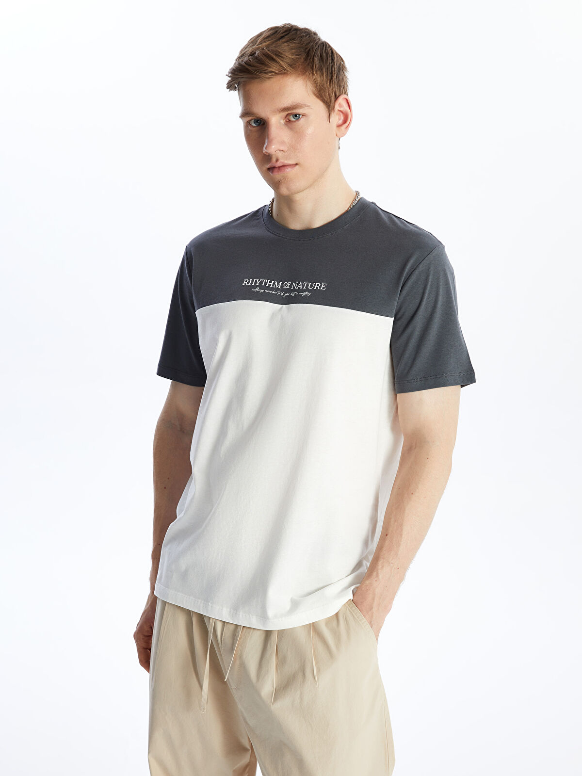 Men’s SideTuck Shirt XSIDE Crew Neck Short Sleeve Rick and Morty Printed Jersey