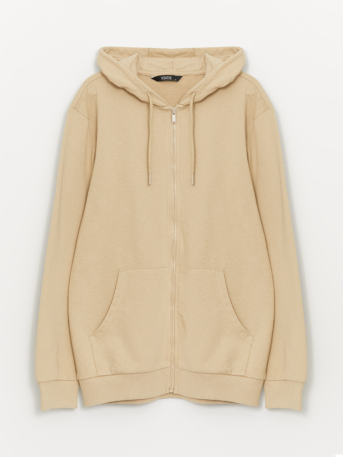 LCW Casual Hooded Long Sleeve Men's Zip-Up Sweatshirt - S4GK26Z8