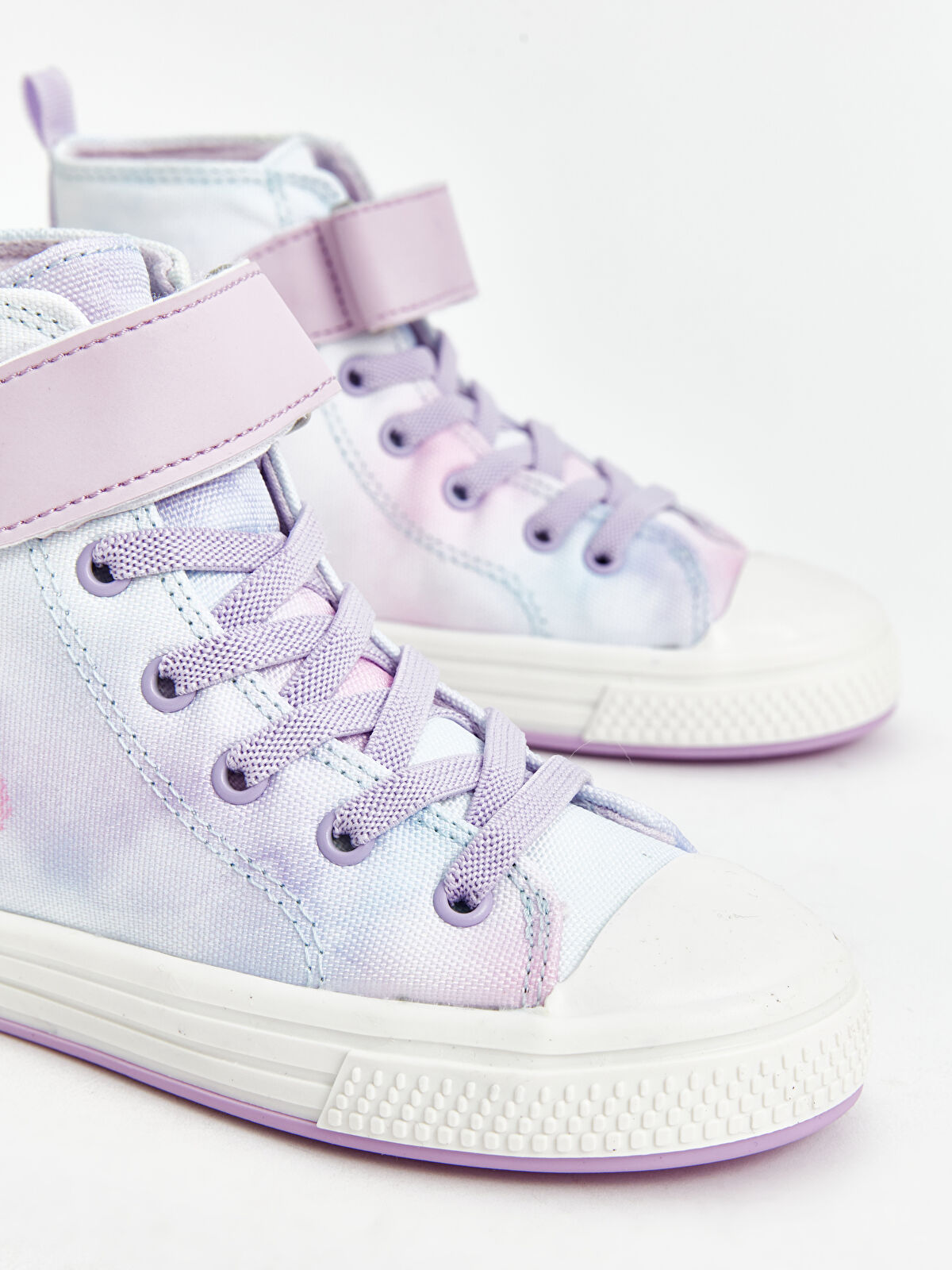 2点x 166┆ページ LCW STEPS Lila Bağcıklı ve Cırt Cırtlı Bilek Boy Kız Çocuk Spor