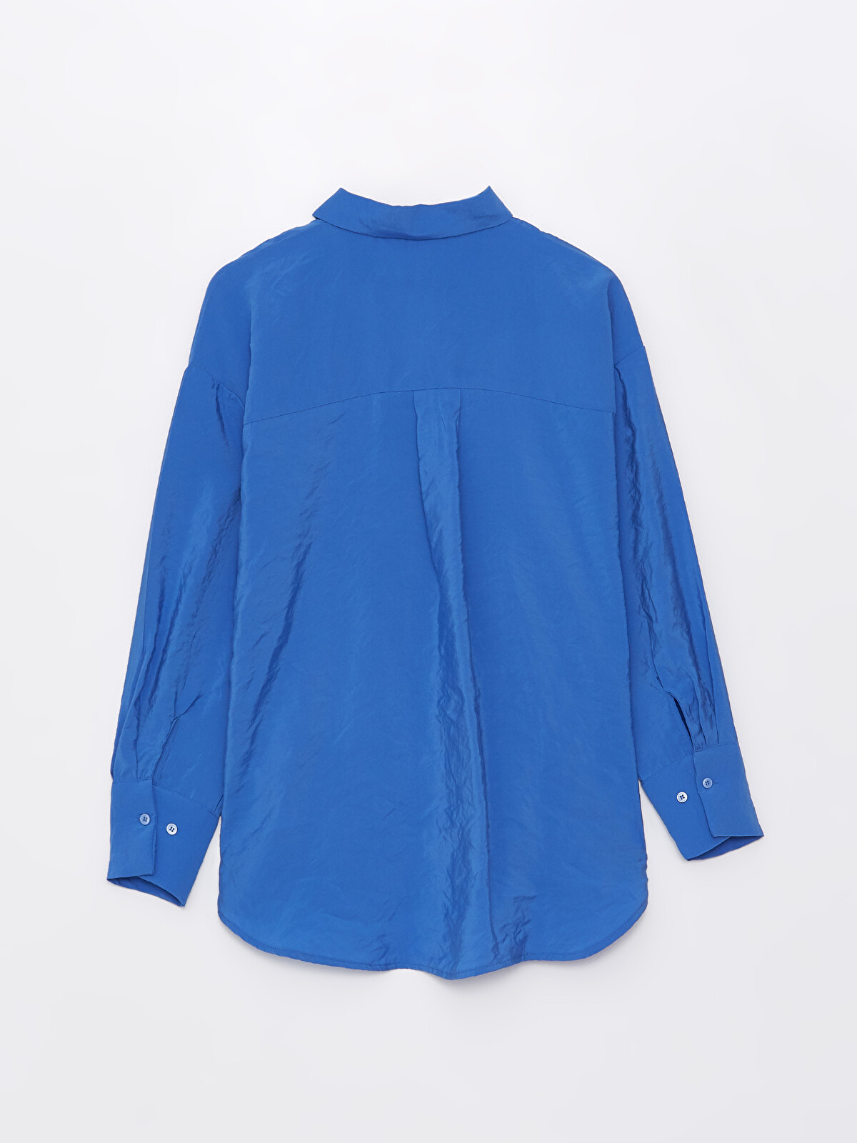 LCWAIKIKI Classic Plain Long Sleeve Oversize Women's Shirt