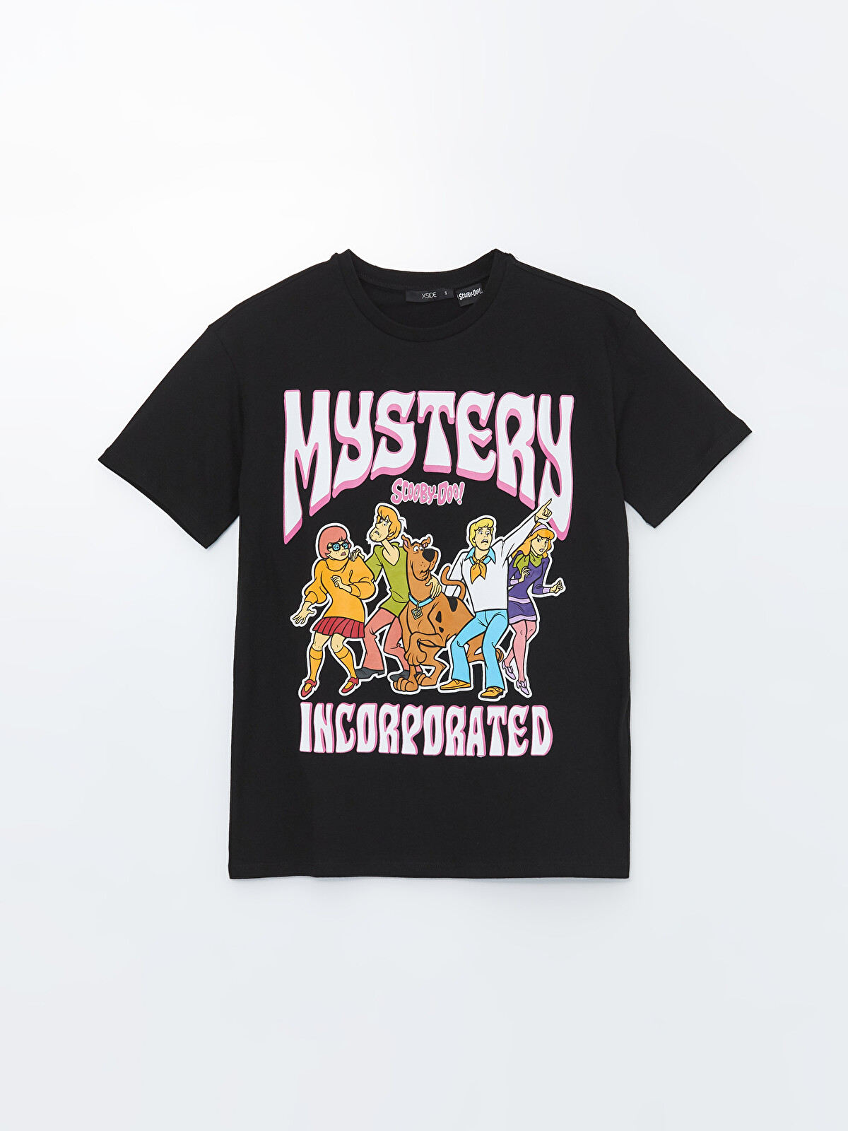 XSIDE Bisiklet Yaka Scooby Doo Baskılı Kısa Kollu Kadın Tişört