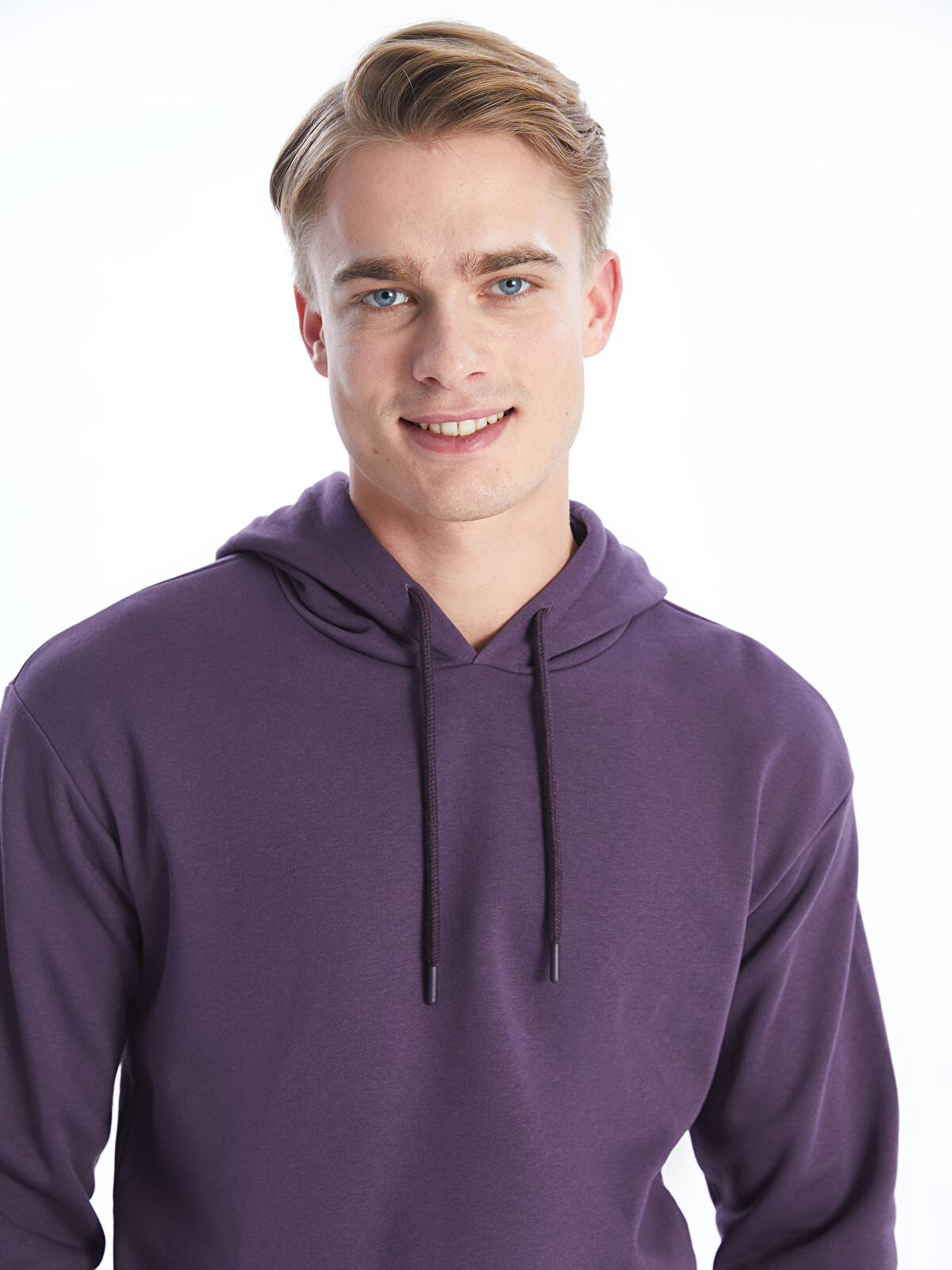 XSIDE Long Sleeve Men's Thick Hoodie - S4JB40Z8-HPK | LC Waikiki