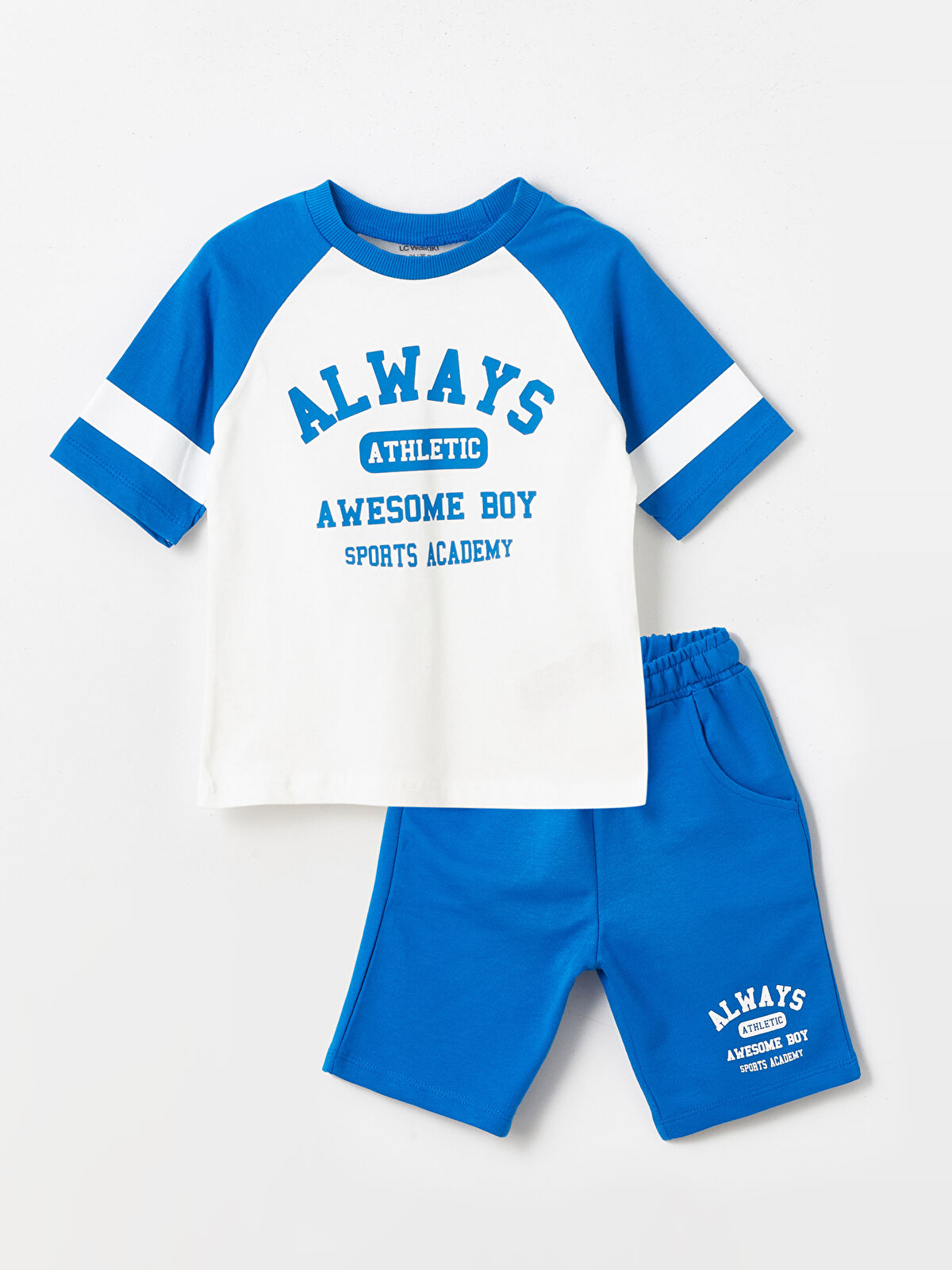 K★　0923 LCW Kids Crew Neck Short Sleeve Printed Baby Boys' T-Shirt and