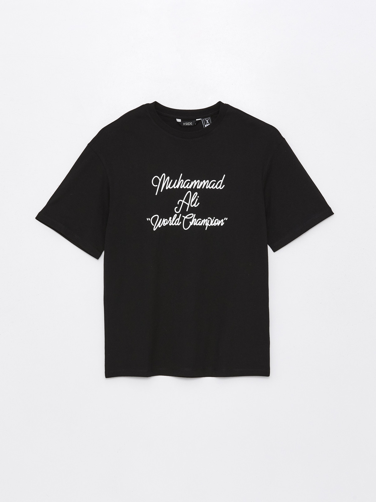 XSIDE Crew Neck Short Sleeve Muhammed Ali Printed Jersey Men's T