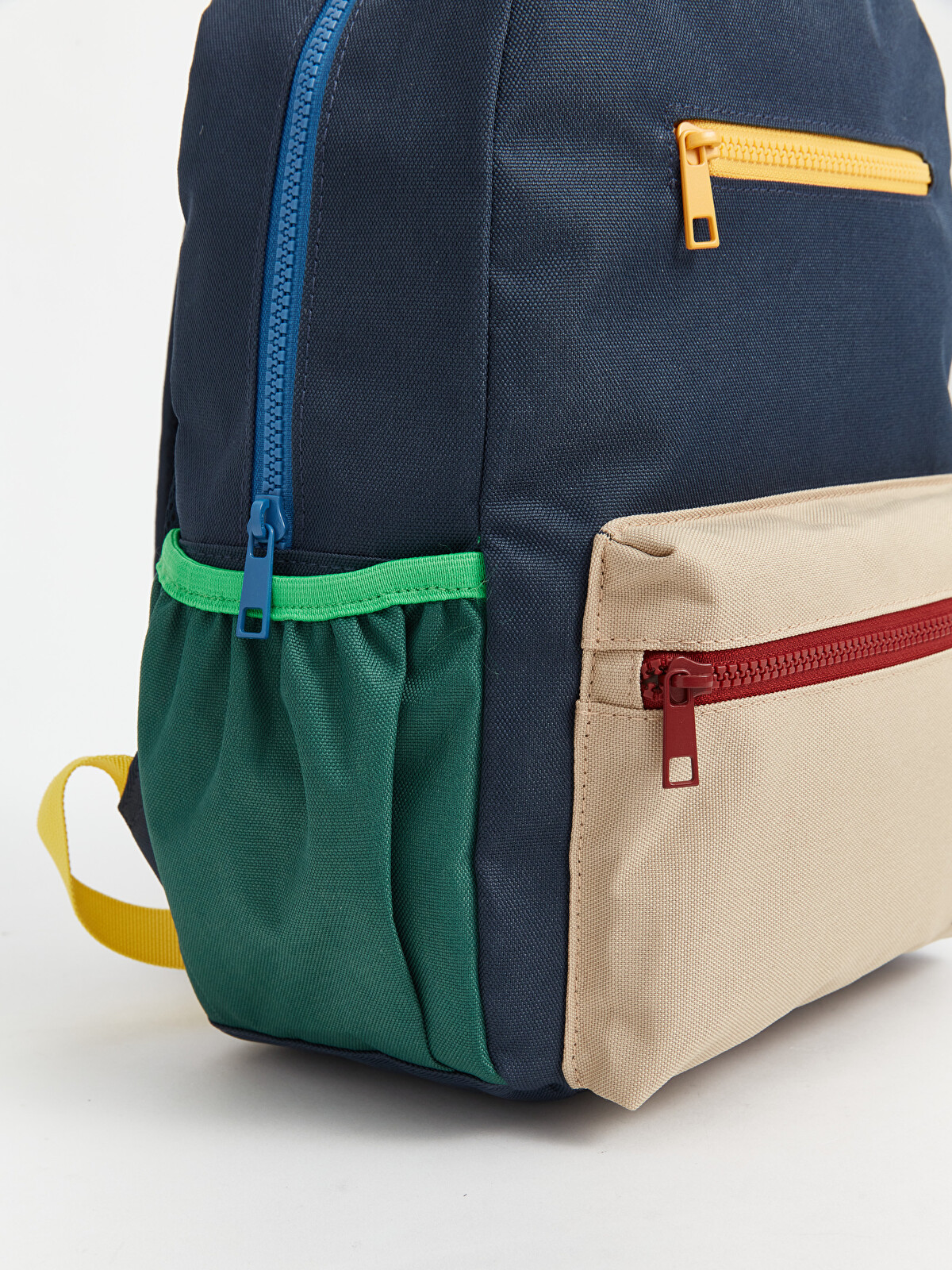 LCW ACCESSORIES Lacivert Renk Bloklu Erkek Çocuk Okul Çantası