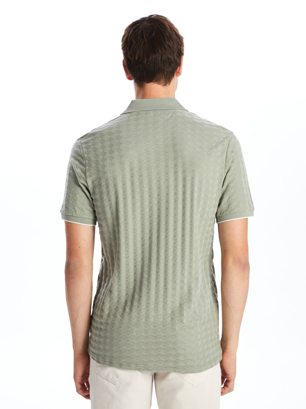 ♠【NEW】桜 スパンクル スリップオン 2色 SOUTHBLUE Polo Neck Short Sleeve Pique Men's Textured T