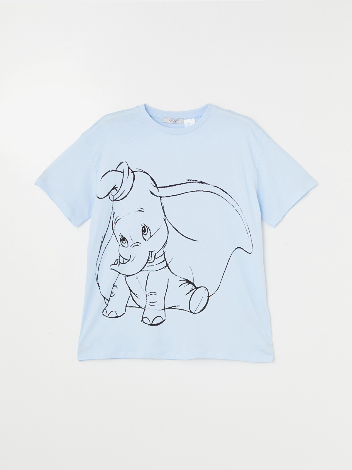 XSIDE Crew Neck Dumbo Printed Short Sleeve Women's T-shirt
