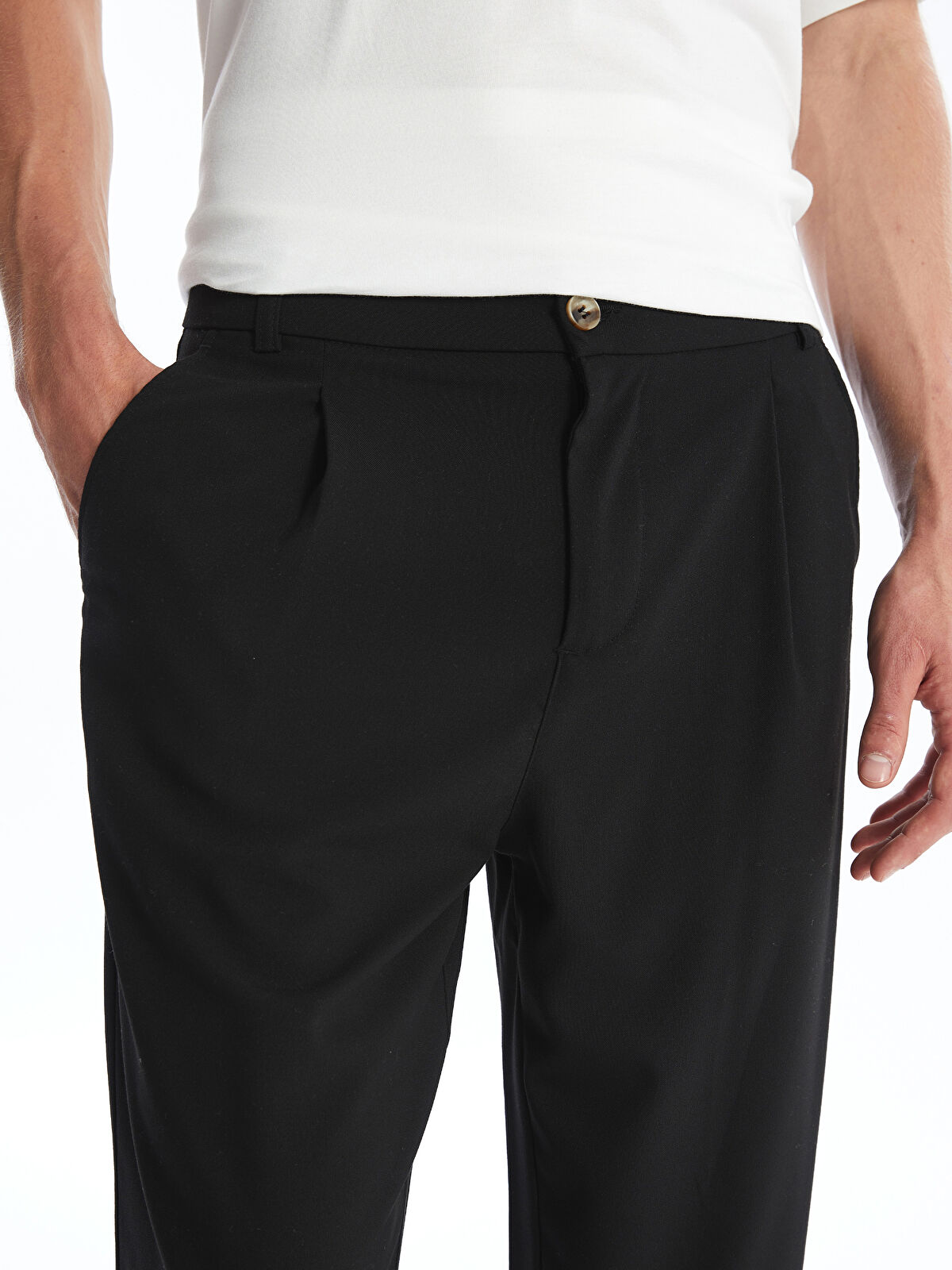 XSIDE Relaxed Fit Twill Men's Trousers -S4N636Z8-RQL - LC