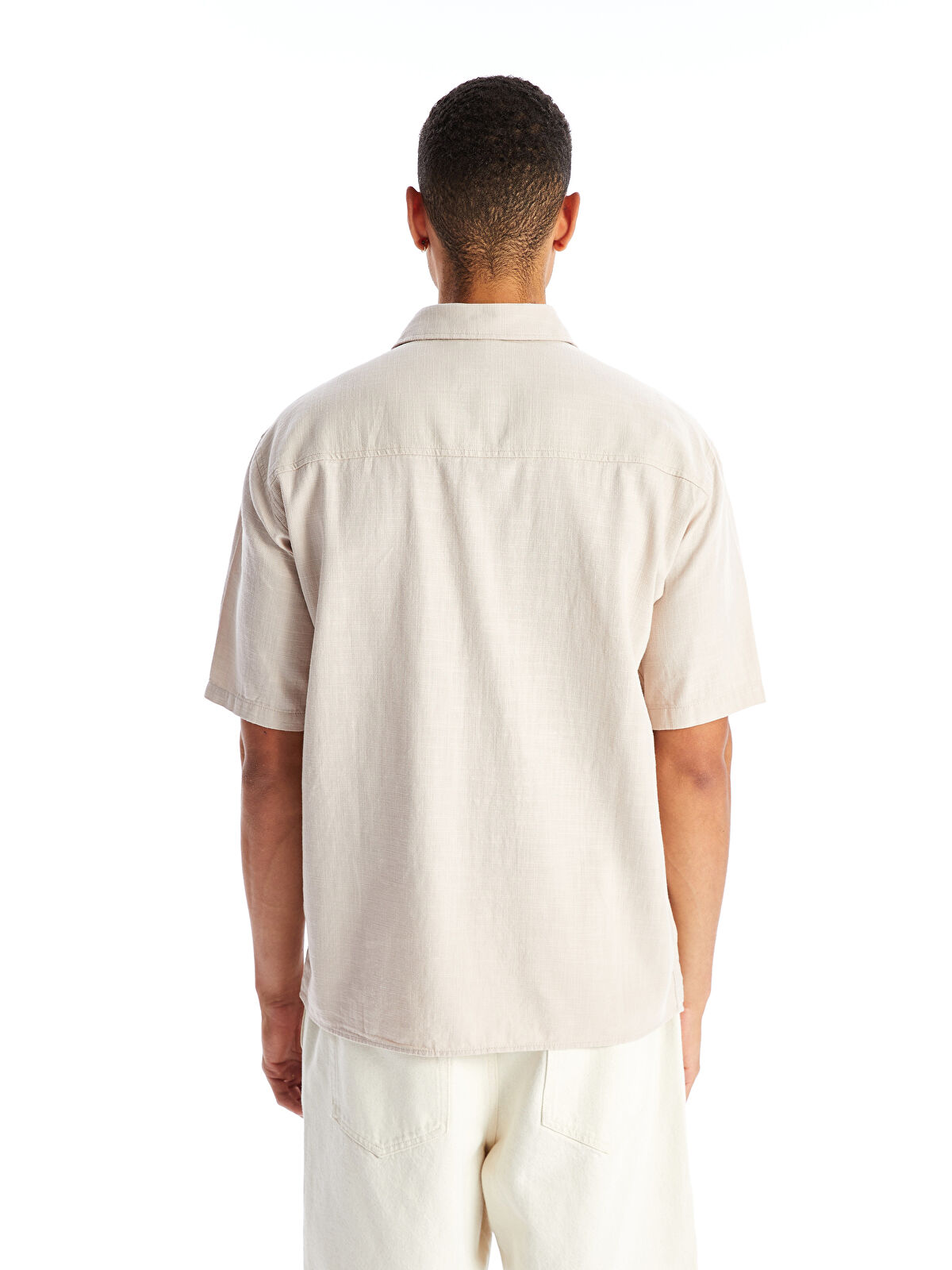 XSIDE Regular Fit Short Sleeve Poplin Men's Shirt -S4NT20Z8