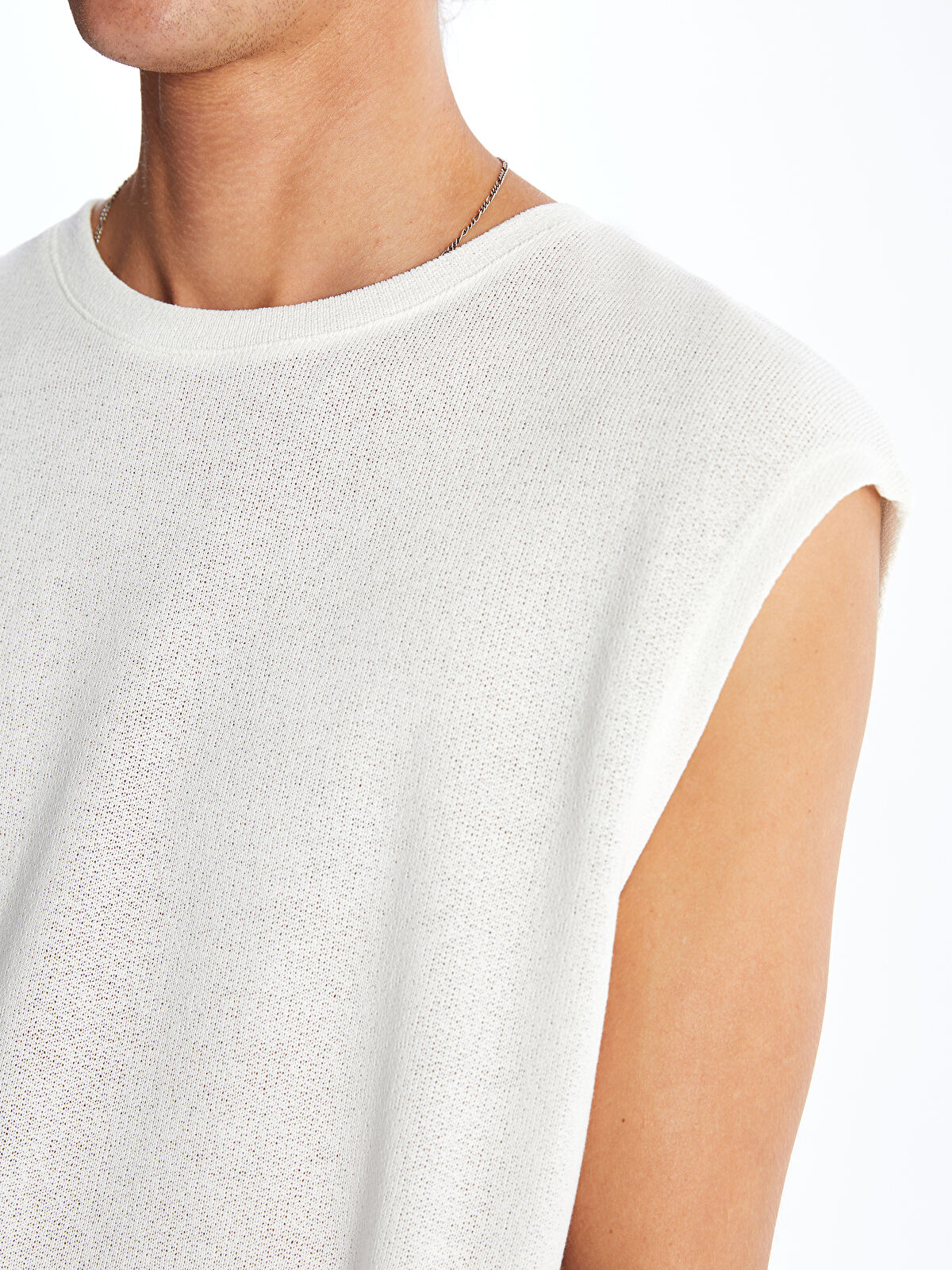 XSIDE Crew Neck Men's Sleeveless T-Shirt -S4OA77Z8-J1F - LC