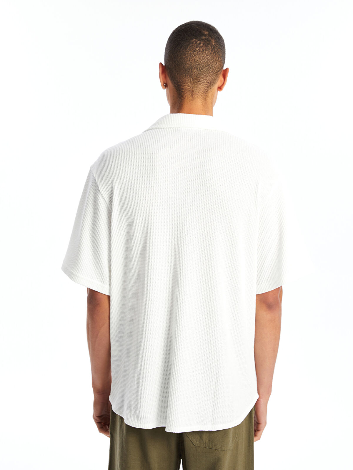 エス様 シャツ 白 ドレスシャツ,スリムフィット,白無地,ツイル「ITAL STYLE SHIRT