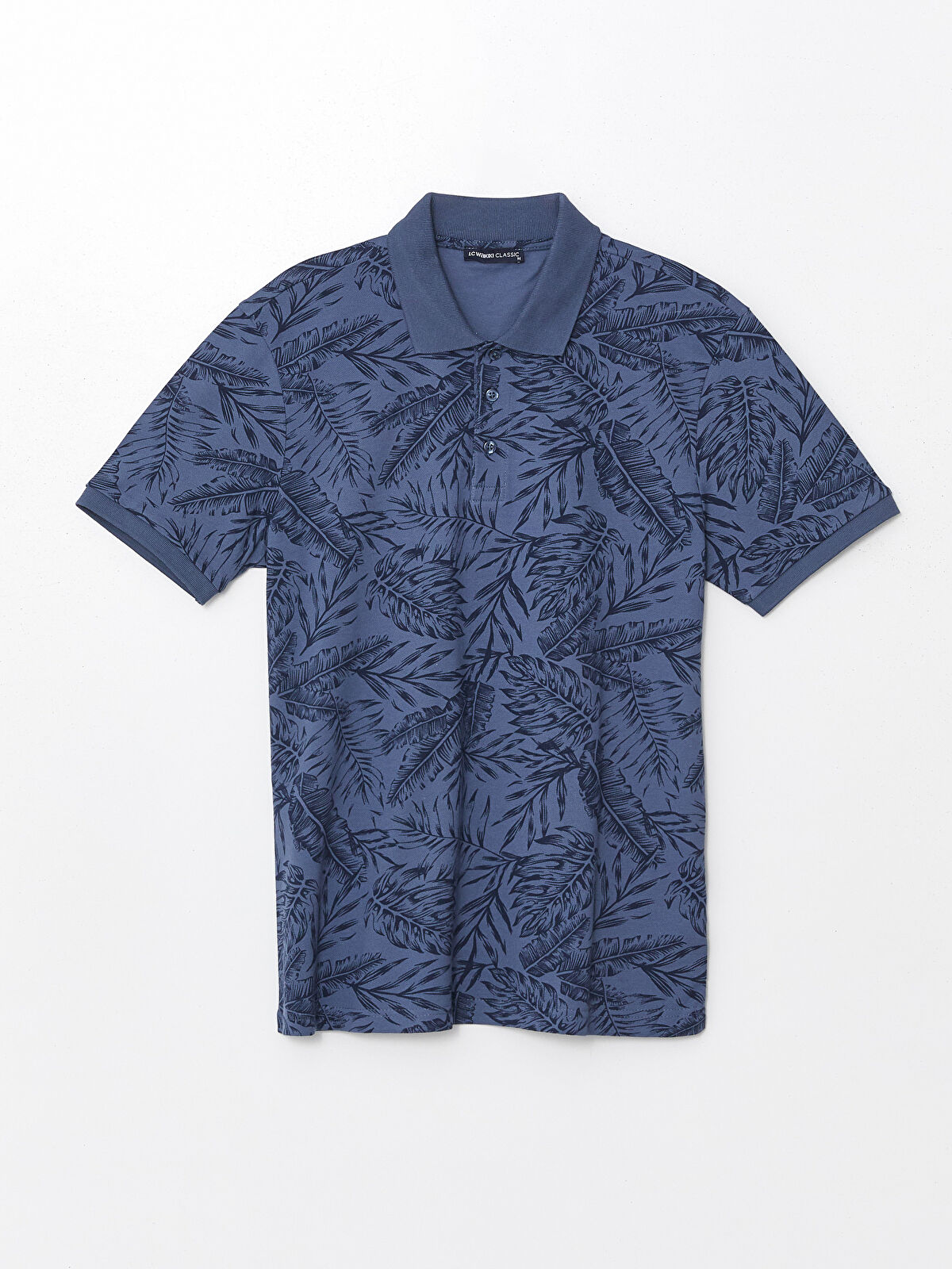 LC Waikiki Polo Neck Short Sleeve Patterned Pique Men's T