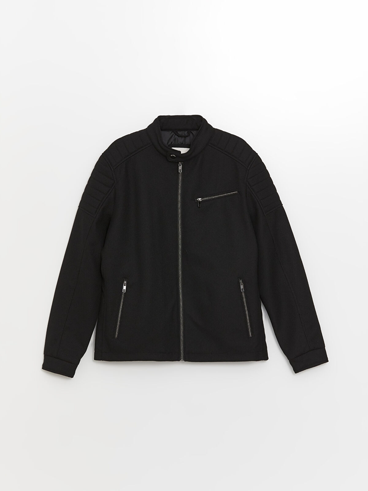 LCW Vision Slim Fit Biker Neck Men's Coat -W40226Z8-CVL - LC