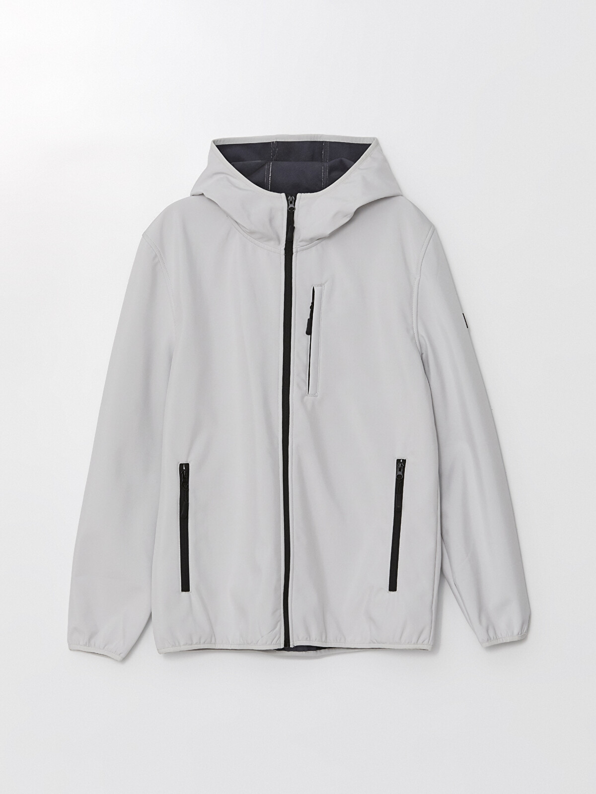 XSIDE Standart Kalıp Kapüşonlu Softshell Erkek Mont - W40435Z8-VD7